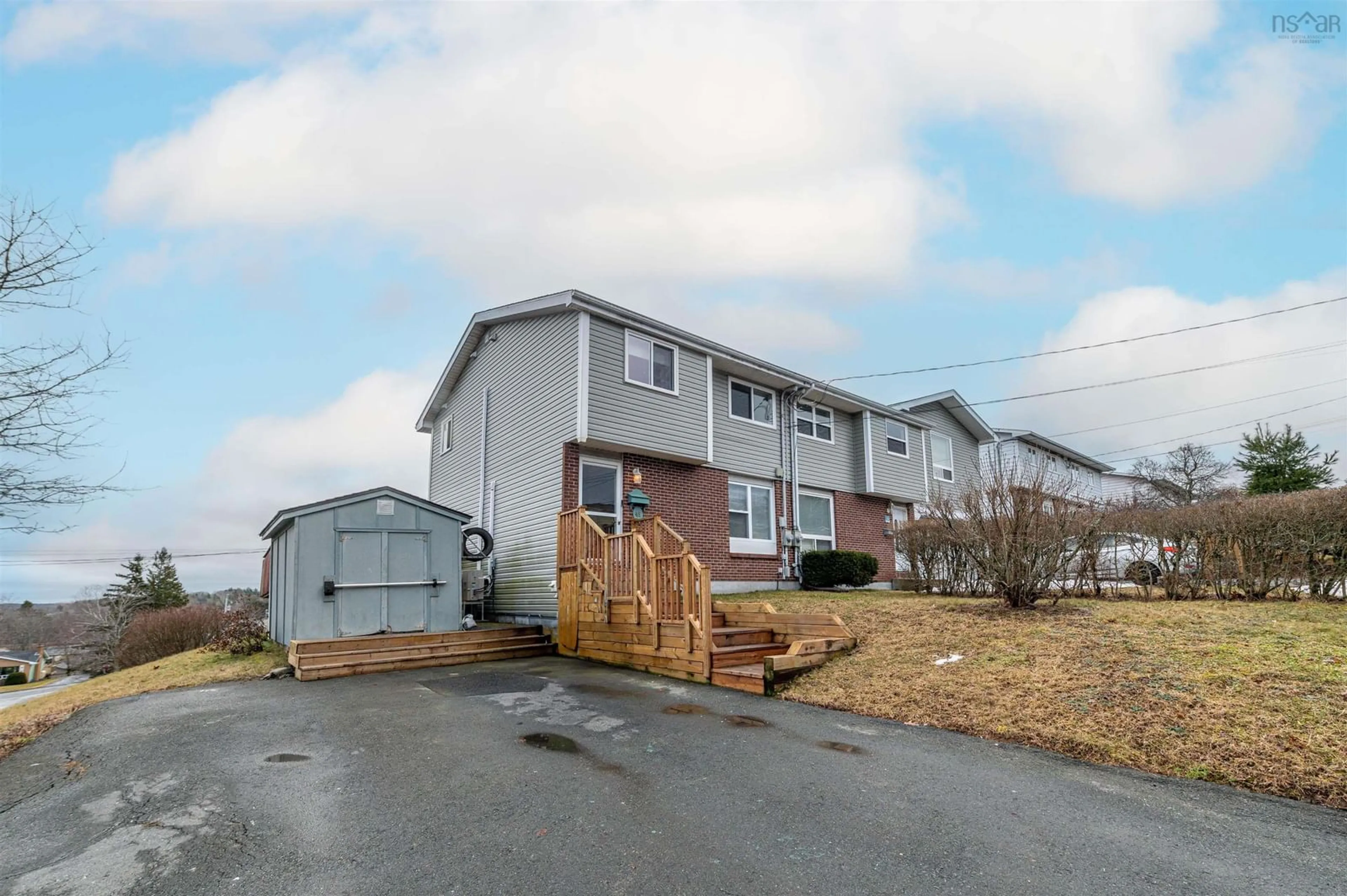 A pic from outside/outdoor area/front of a property/back of a property/a pic from drone, street for 45 Denneb Cres, Lower Sackville Nova Scotia B4E 1T8