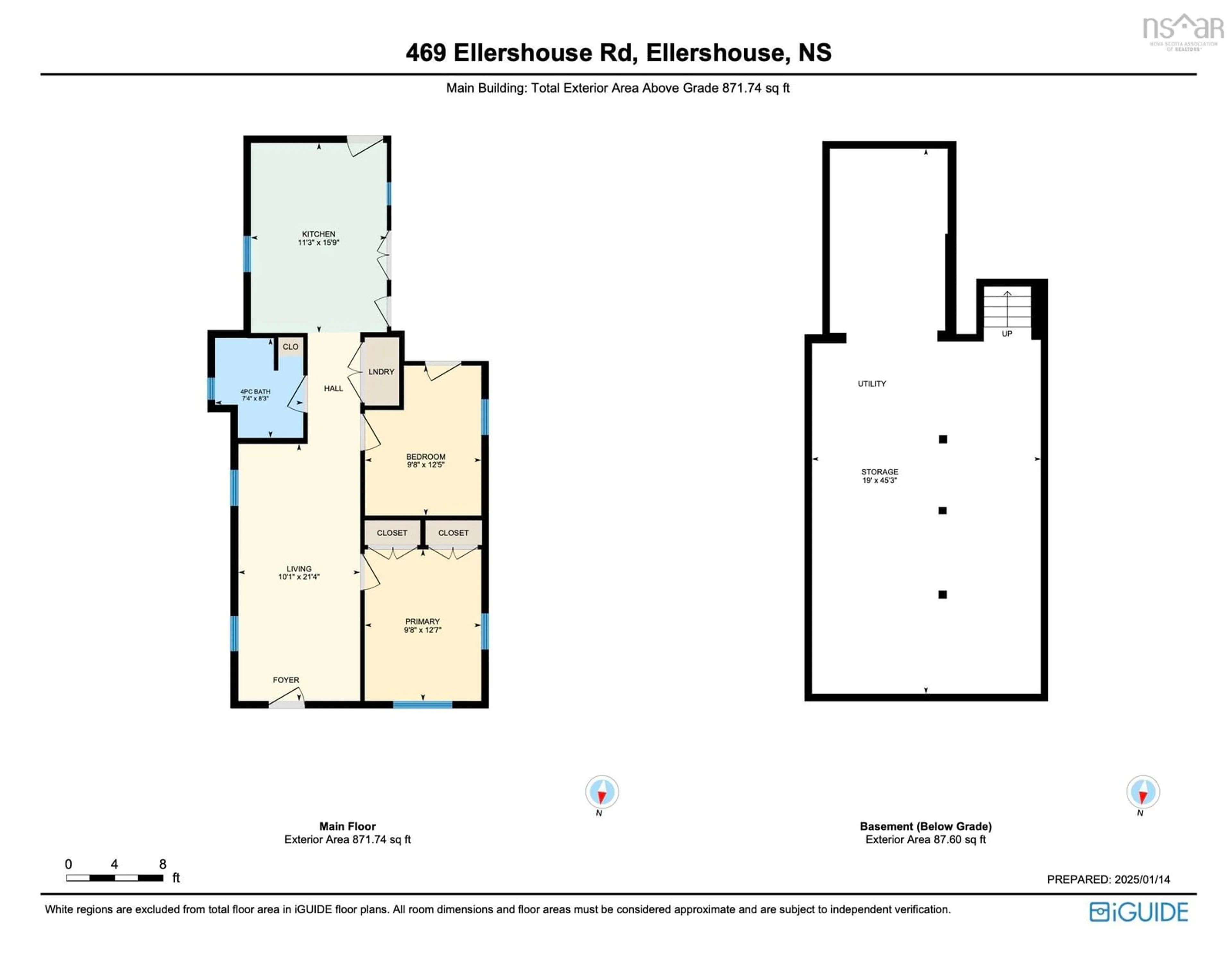 Floor plan for 469 Ellershouse Rd, Ellershouse Nova Scotia B0N 1L0