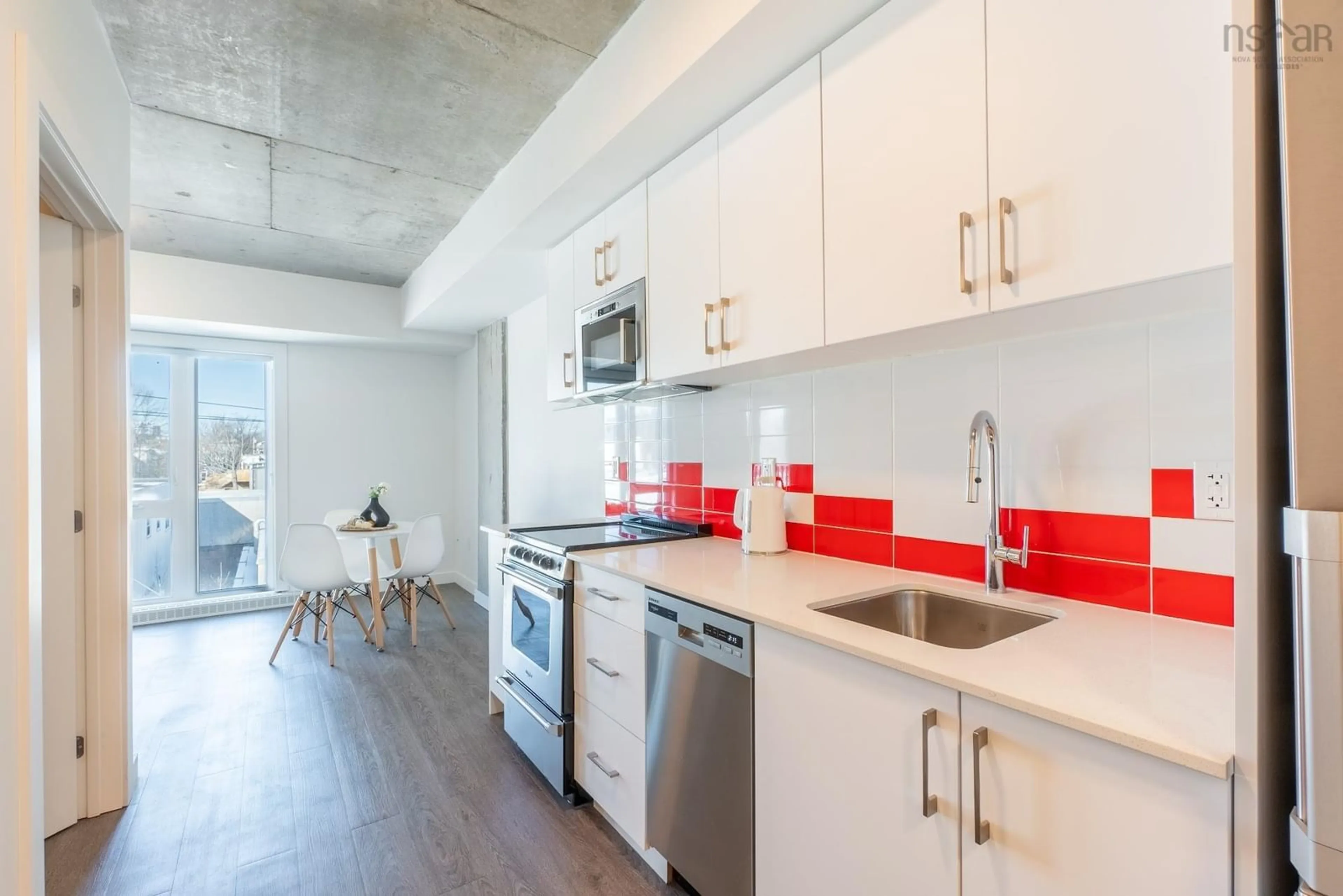 Open concept kitchen, unknown for 5684 West St #404, Halifax Nova Scotia B3K 1H7