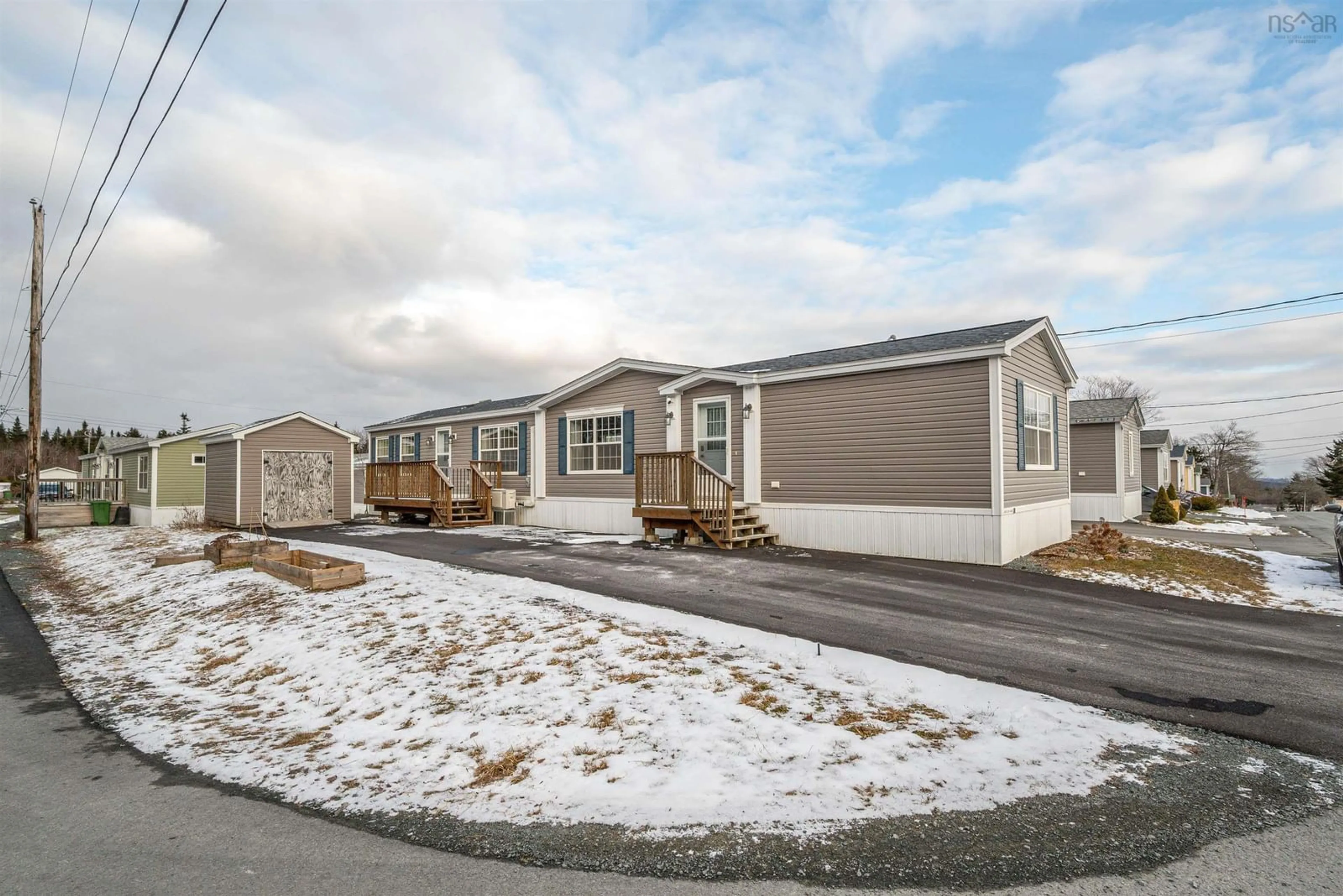 Home with vinyl exterior material, street for 38 Second Street, Lucasville Nova Scotia B4B 1P9