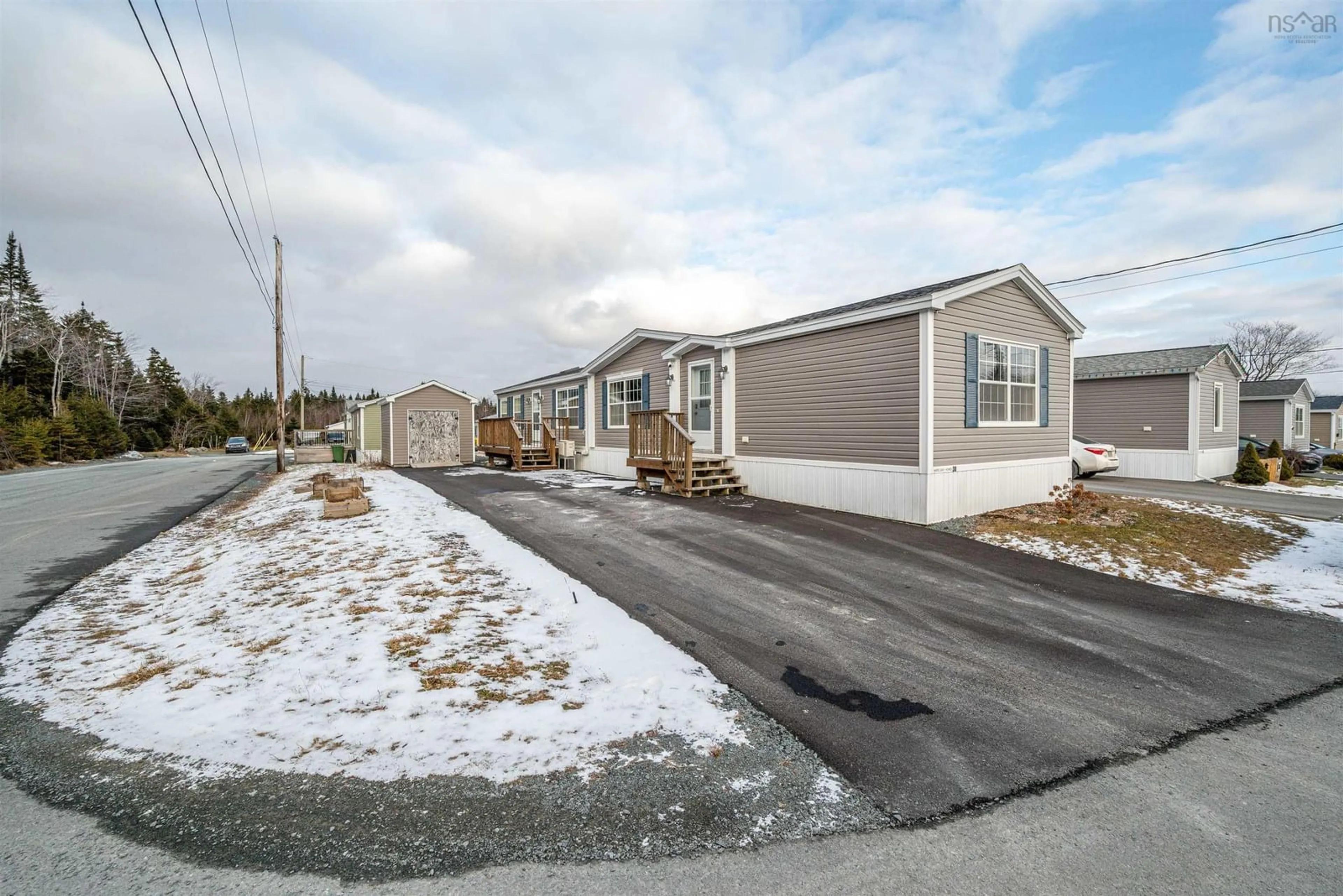 Home with vinyl exterior material, street for 38 Second Street, Lucasville Nova Scotia B4B 1P9