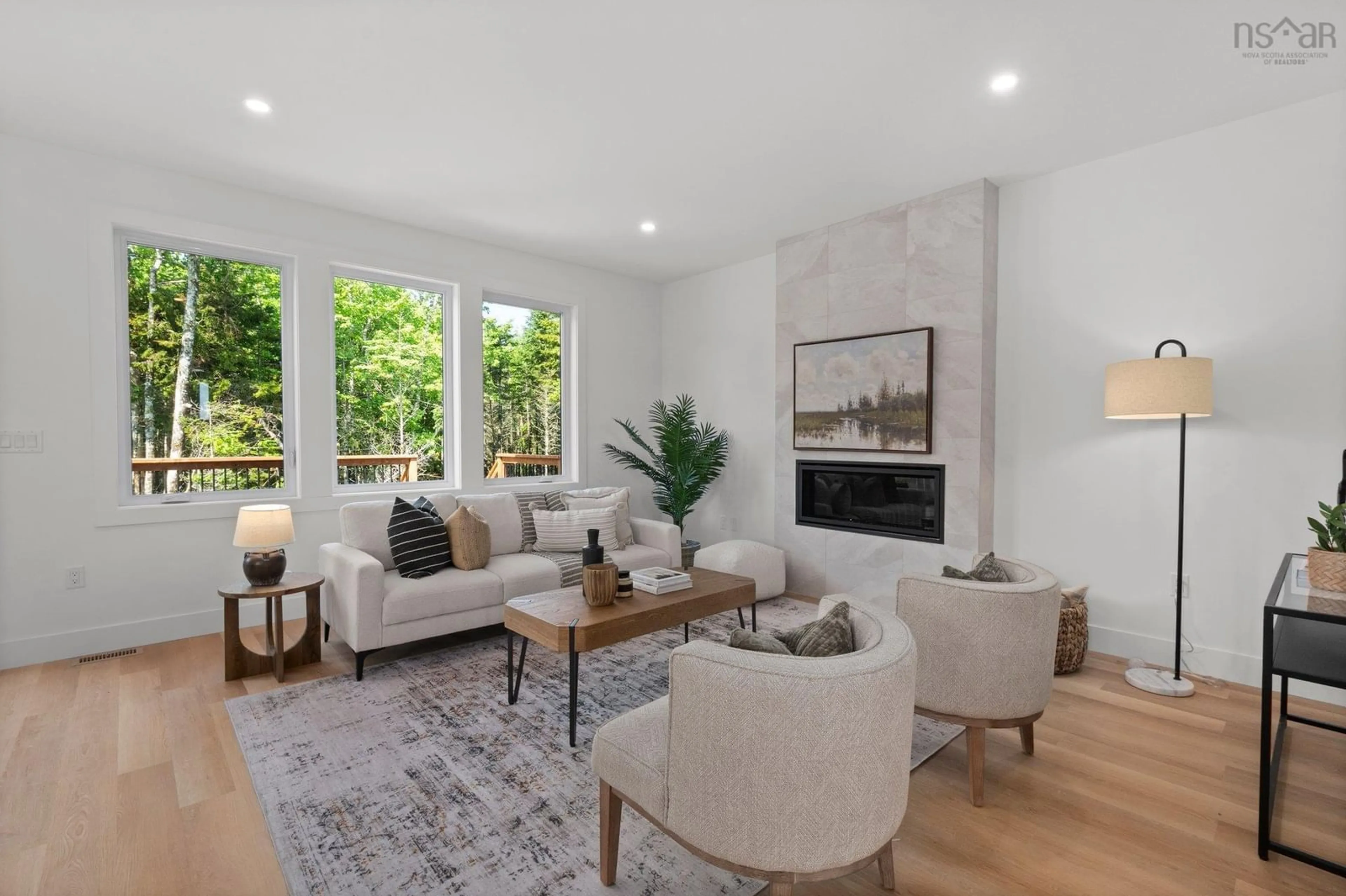Living room with furniture, unknown for 20 Wanders Way, Timberlea Nova Scotia B3T 0L2