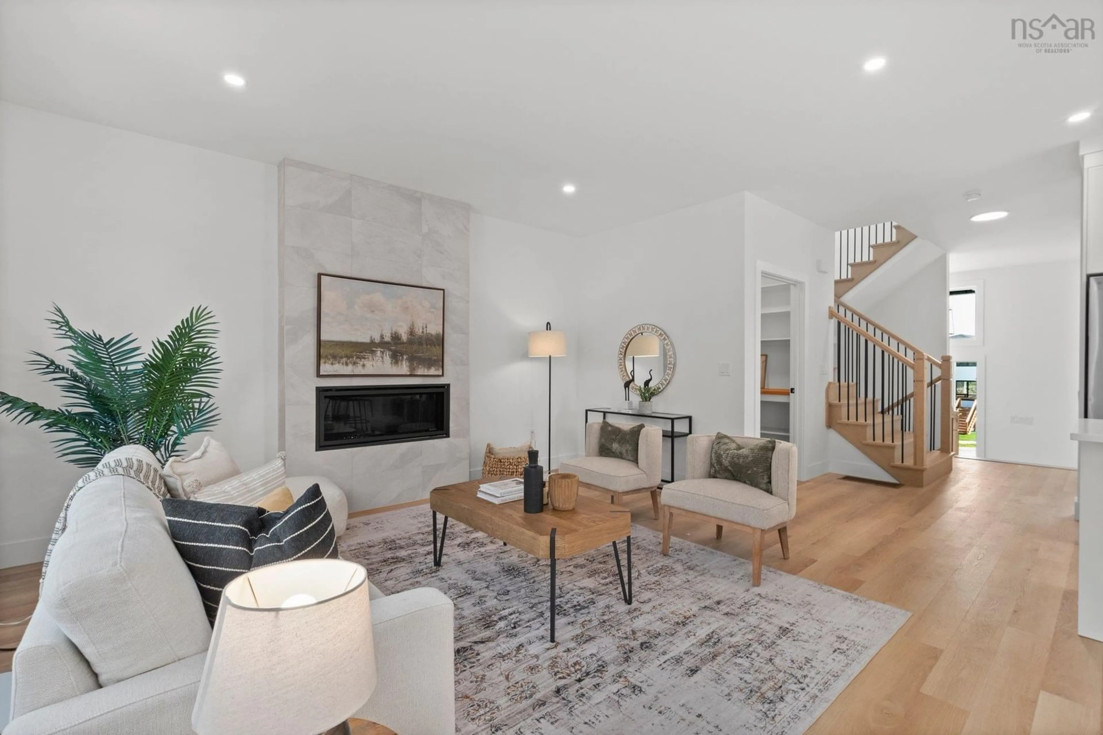 Living room with furniture, unknown for 20 Wanders Way, Timberlea Nova Scotia B3T 0L2