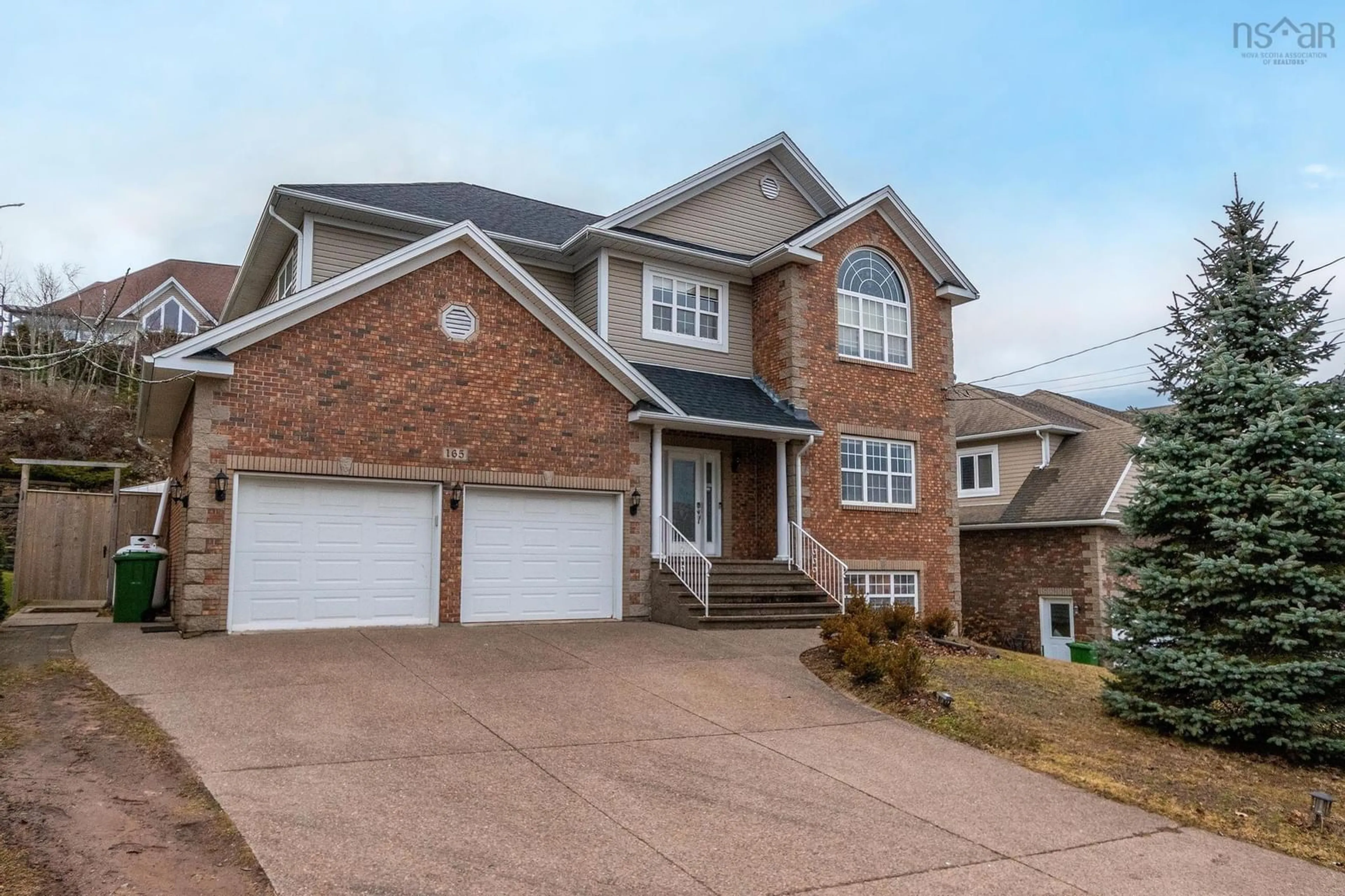 Home with brick exterior material, street for 165 Southgate Dr, Bedford Nova Scotia B4A 4L2