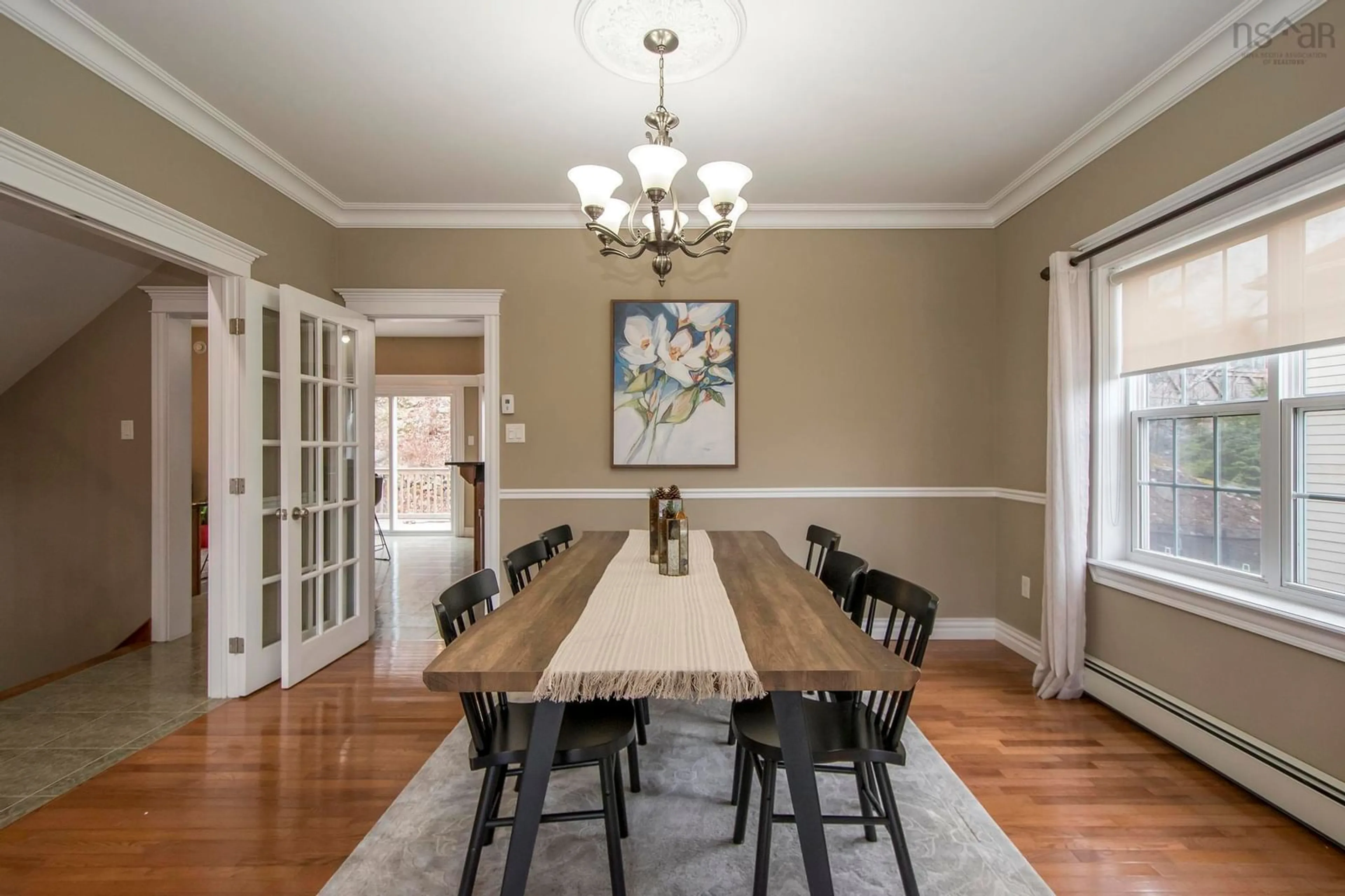 Dining room, wood/laminate floor for 165 Southgate Dr, Bedford Nova Scotia B4A 4L2