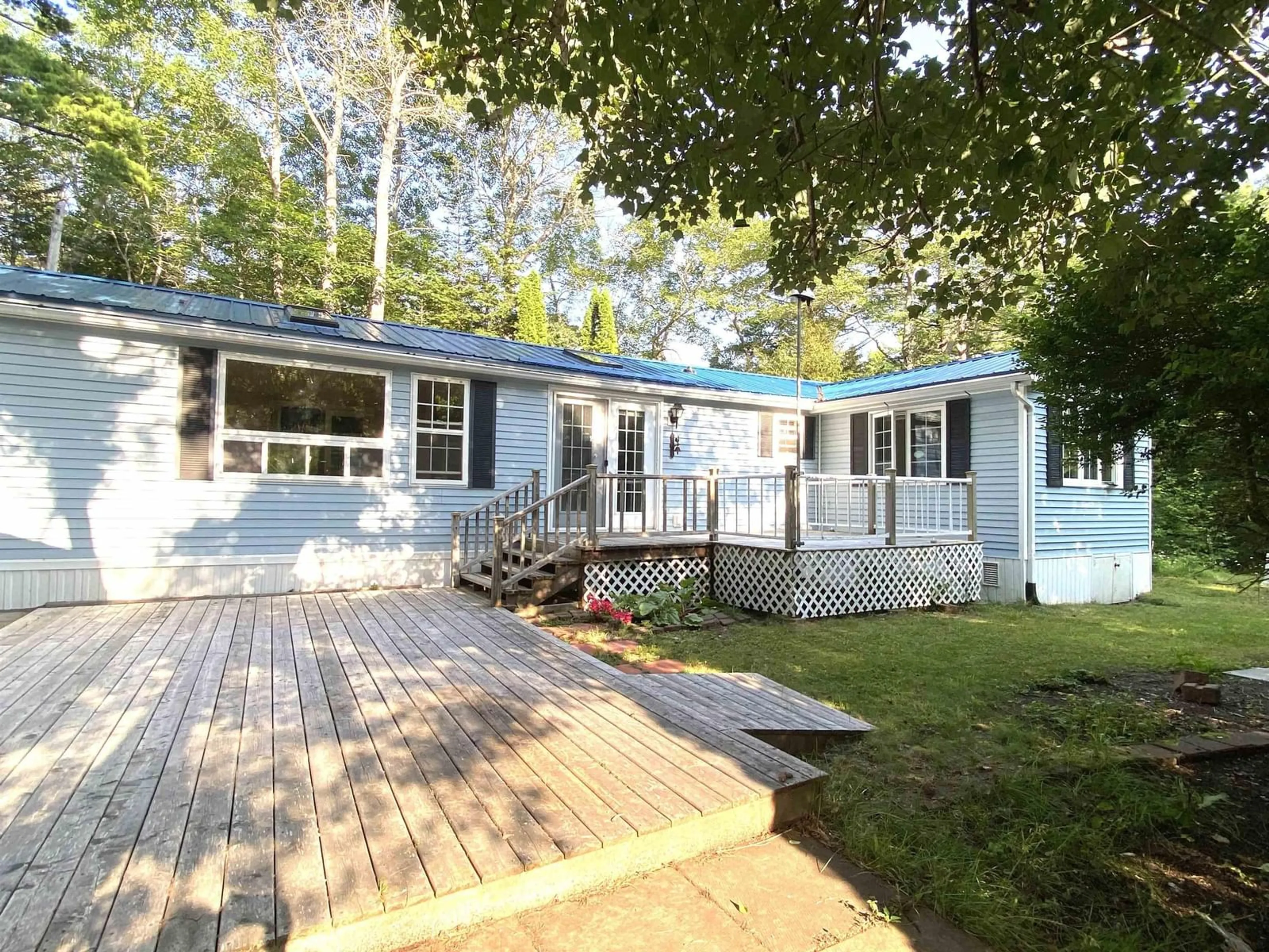 A pic from outside/outdoor area/front of a property/back of a property/a pic from drone, water/lake/river/ocean view for 75 Bowers Rd, Lower Ohio Nova Scotia B0T 1W0