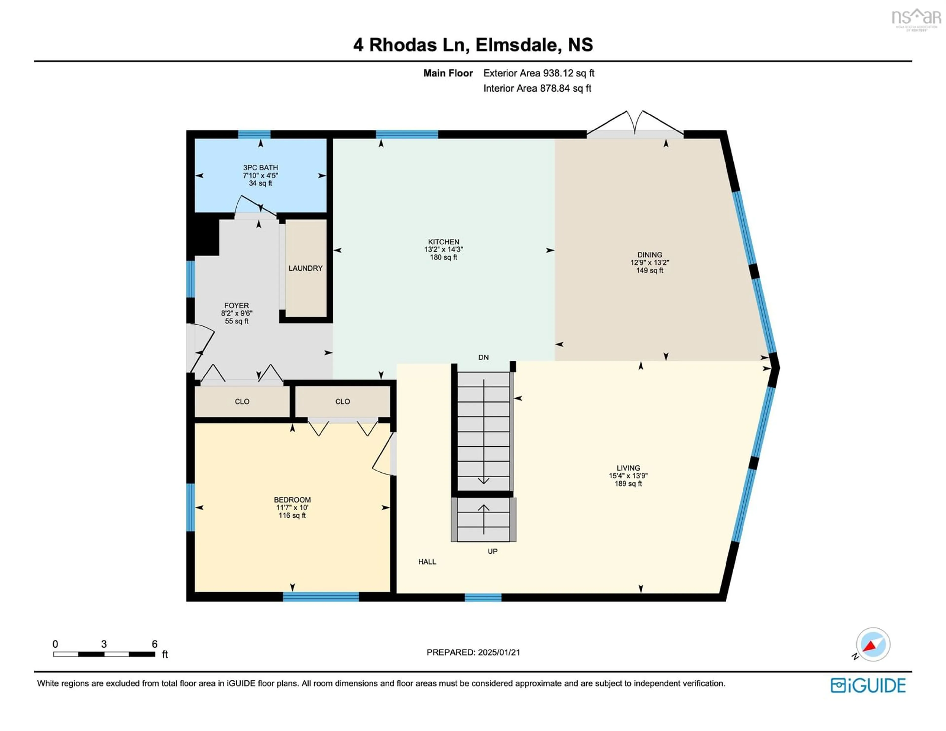 Floor plan for 4 Rhodas Lane, Elmsdale Nova Scotia B2S 1K5