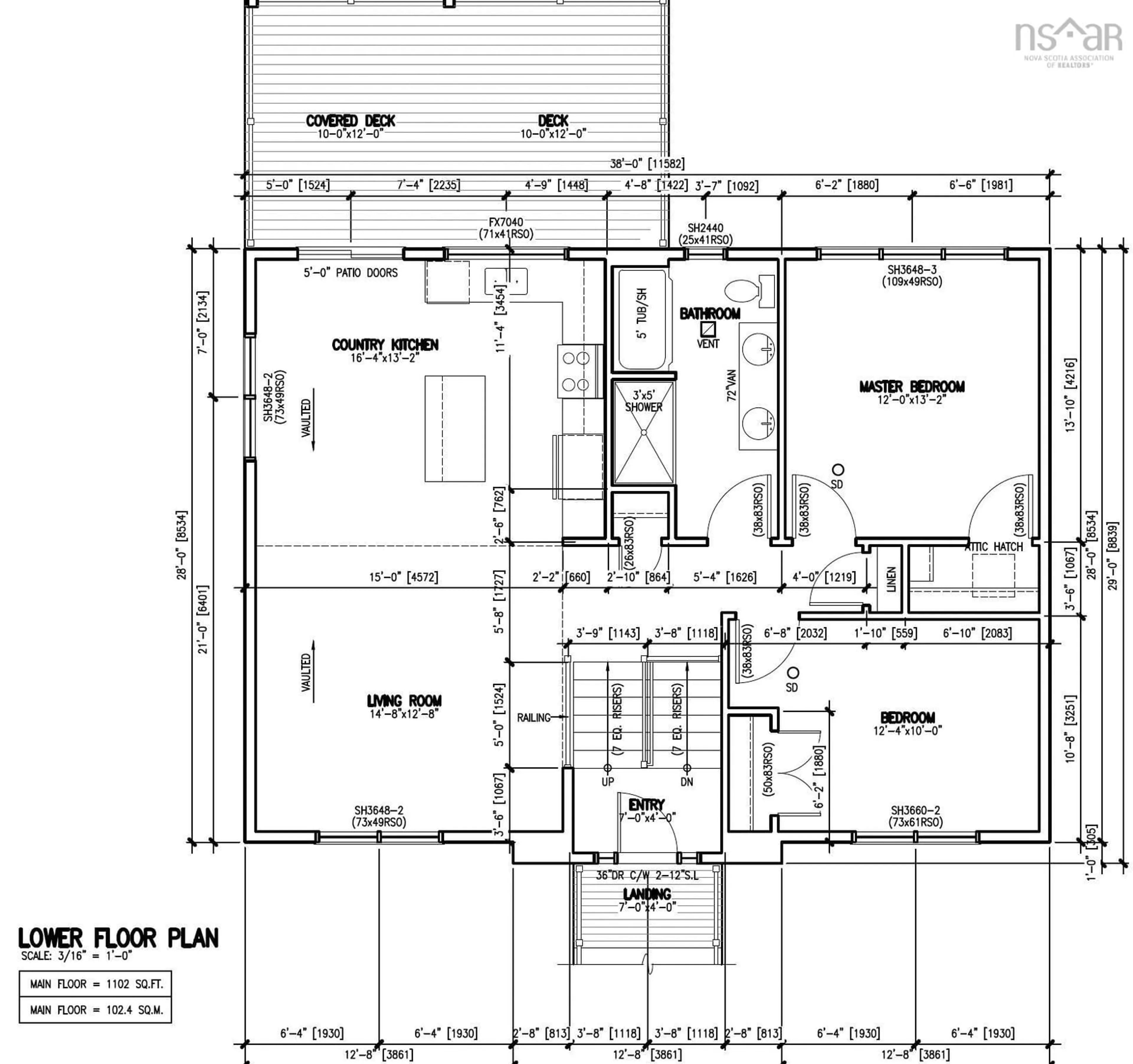 Floor plan for Lot 287 West Crt, Elmsdale Nova Scotia B2S 1C1