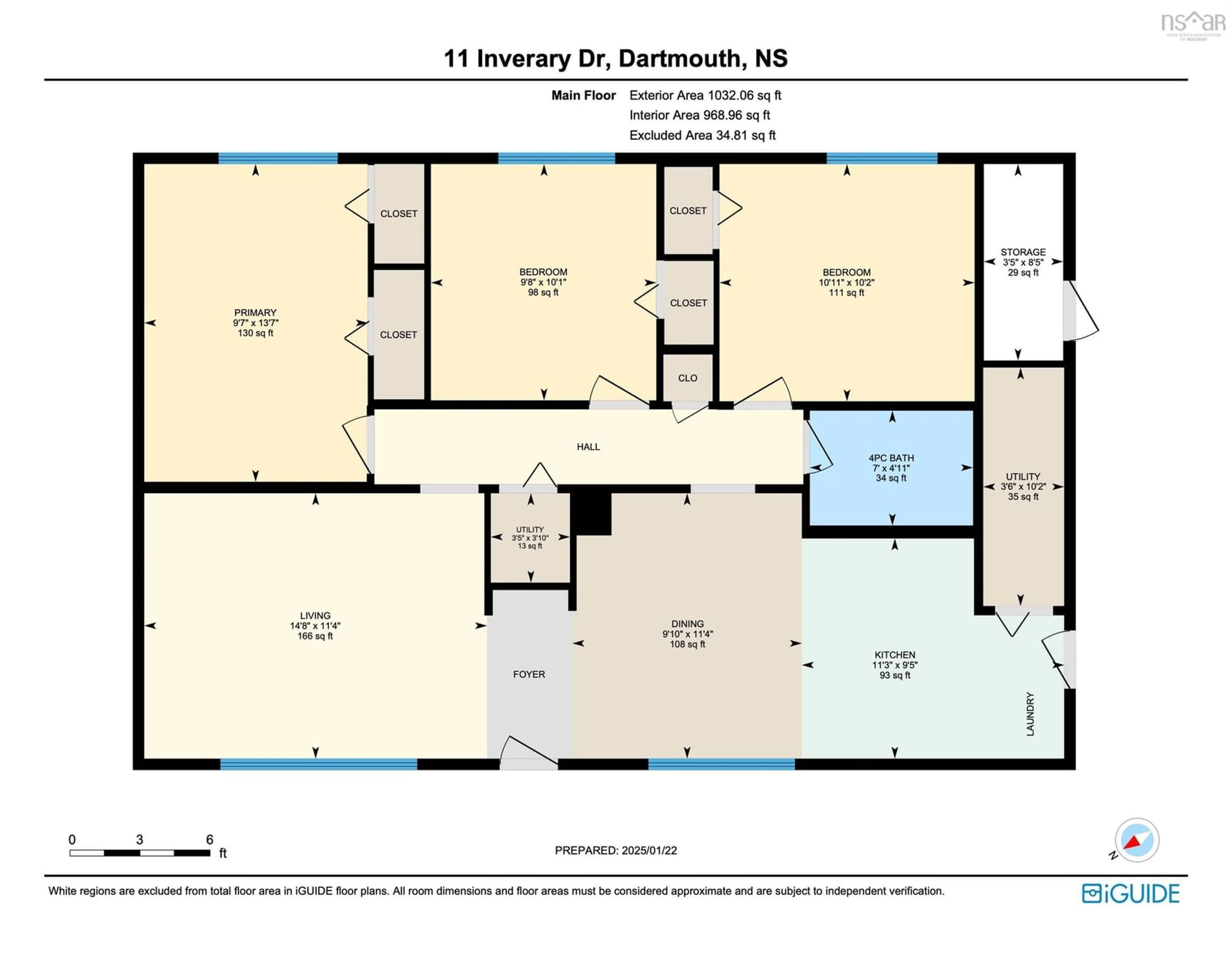 Floor plan for 11 Inverary Dr, Dartmouth Nova Scotia B2X 1H3