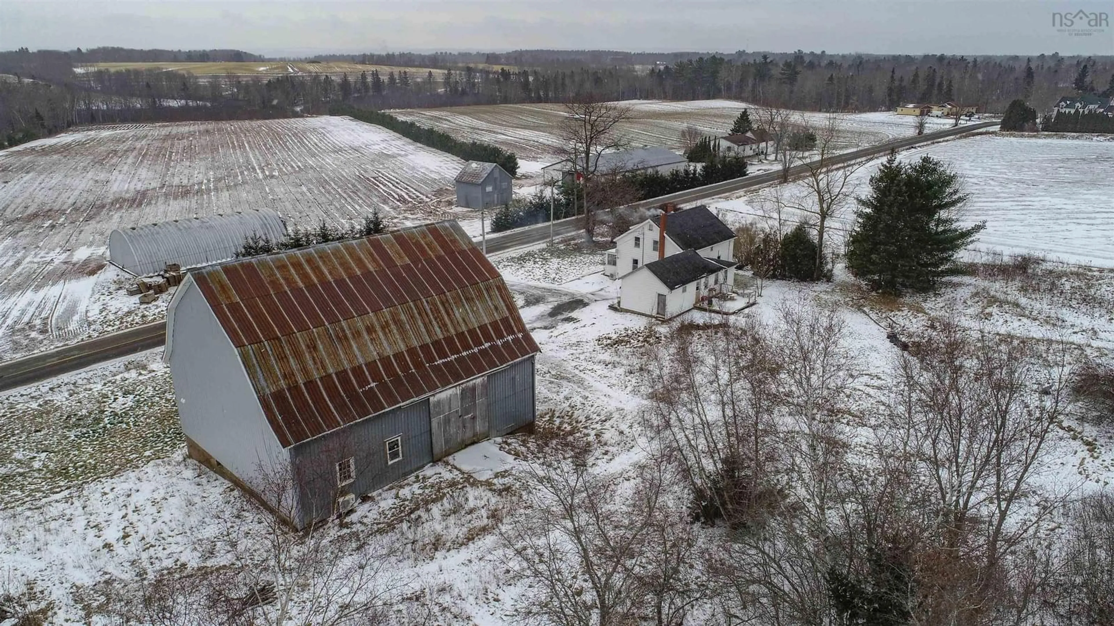 A pic from outside/outdoor area/front of a property/back of a property/a pic from drone, building for 511 Bains Rd, Atlanta Nova Scotia B0P 1J0