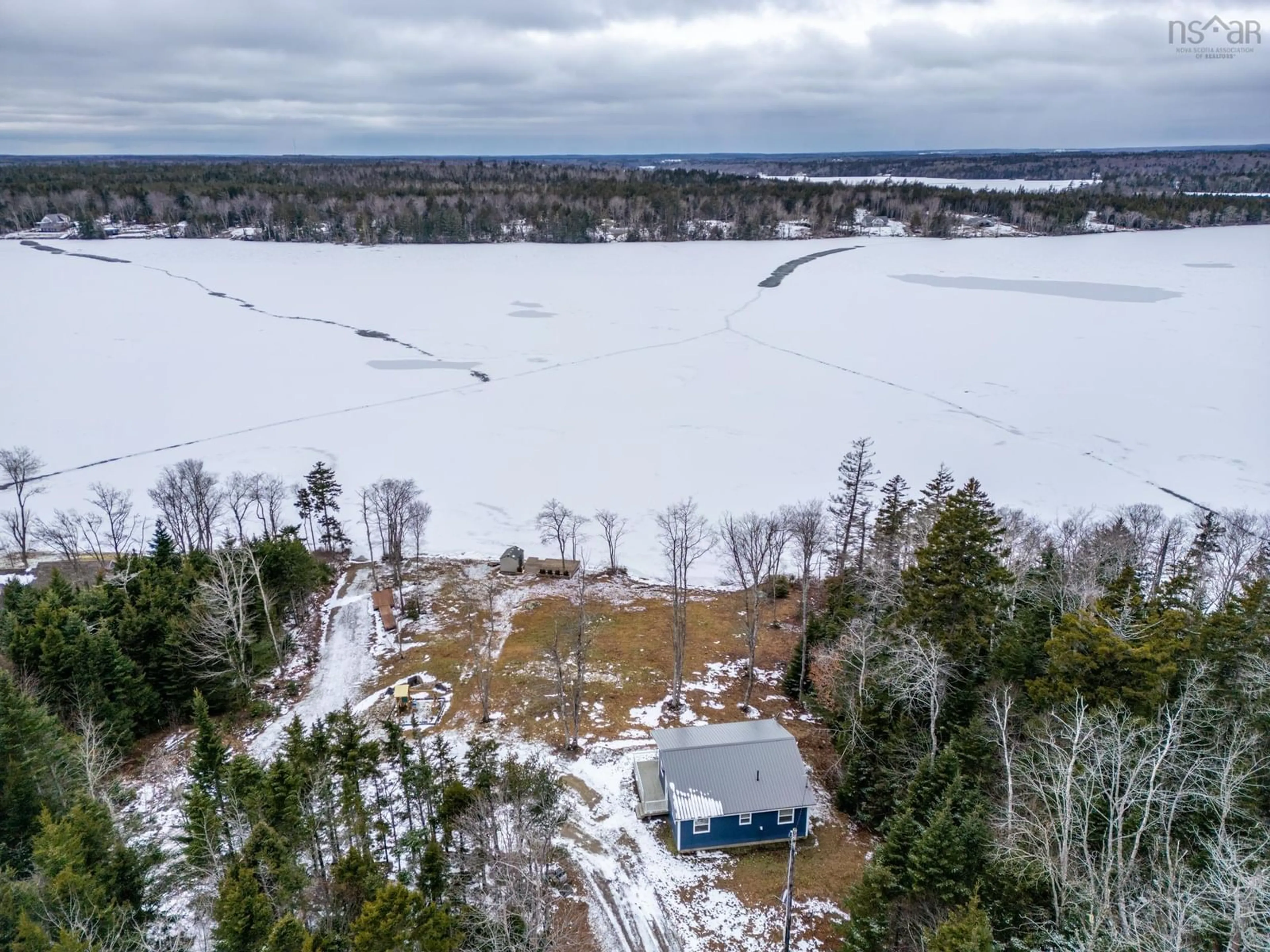 A pic from outside/outdoor area/front of a property/back of a property/a pic from drone, water/lake/river/ocean view for 181 Pure Nature Dr, Bell Neck Nova Scotia B0W 3M0