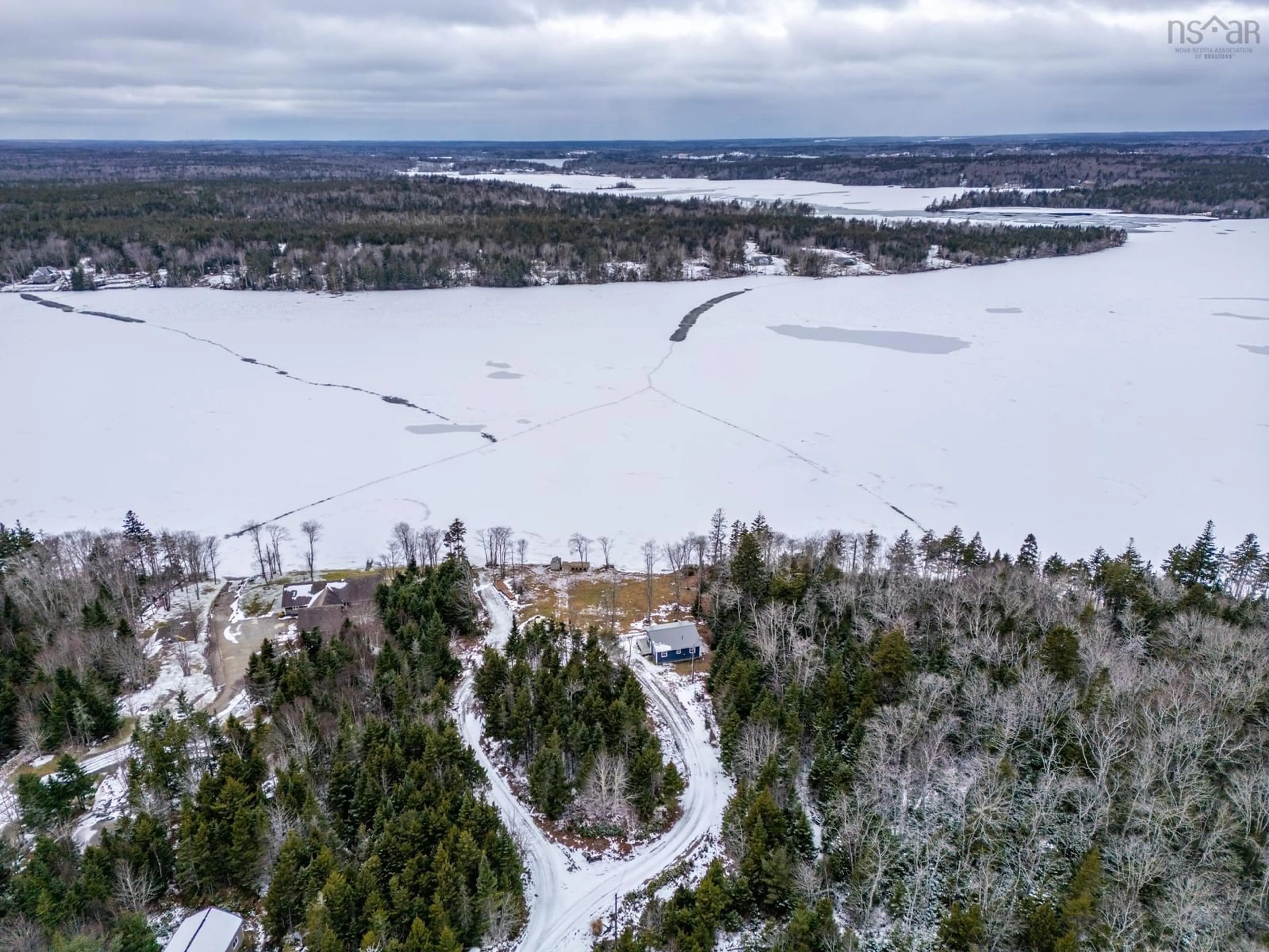 A pic from outside/outdoor area/front of a property/back of a property/a pic from drone, water/lake/river/ocean view for 181 Pure Nature Dr, Bell Neck Nova Scotia B0W 3M0