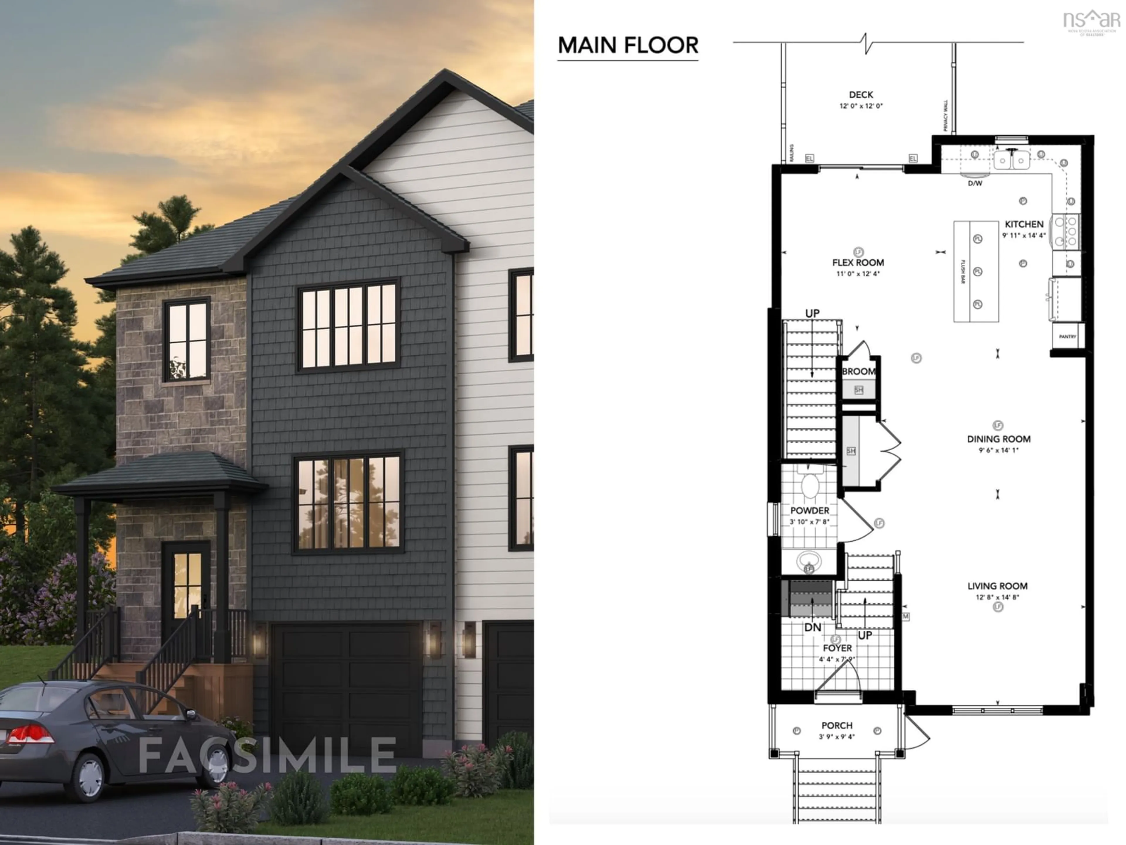 Floor plan for 33 Lew Cres #L036A, Lantz Nova Scotia B2S 0H9