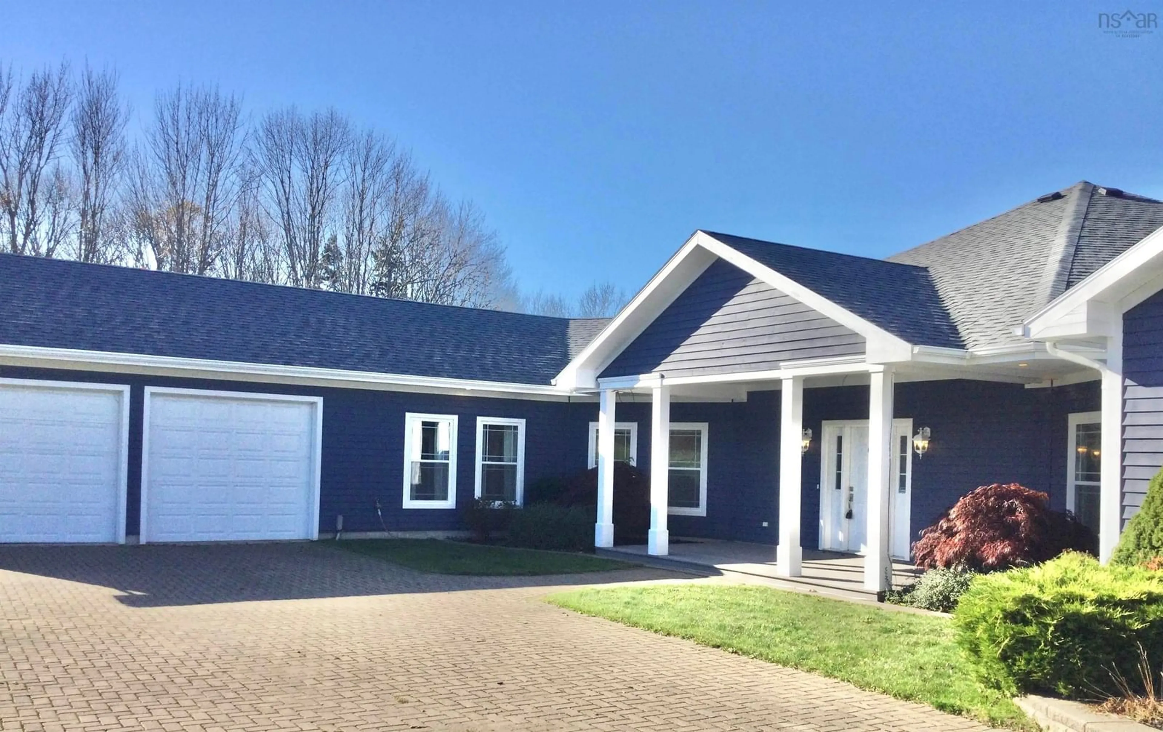 Home with vinyl exterior material, street for 7914 East Bay Hwy, Big Pond Nova Scotia B1J 1Z5