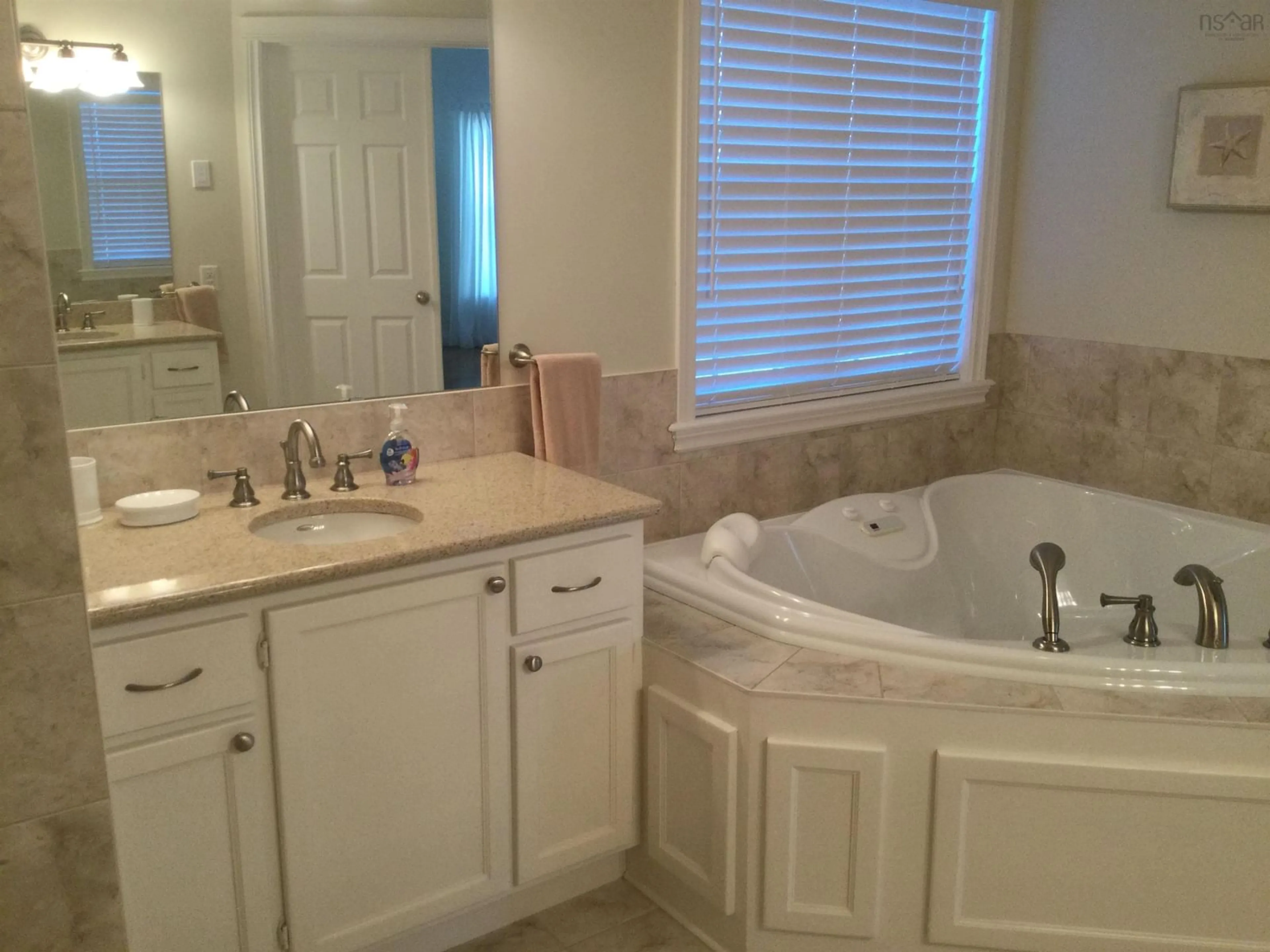 Contemporary bathroom, ceramic/tile floor for 7914 East Bay Hwy, Big Pond Nova Scotia B1J 1Z5