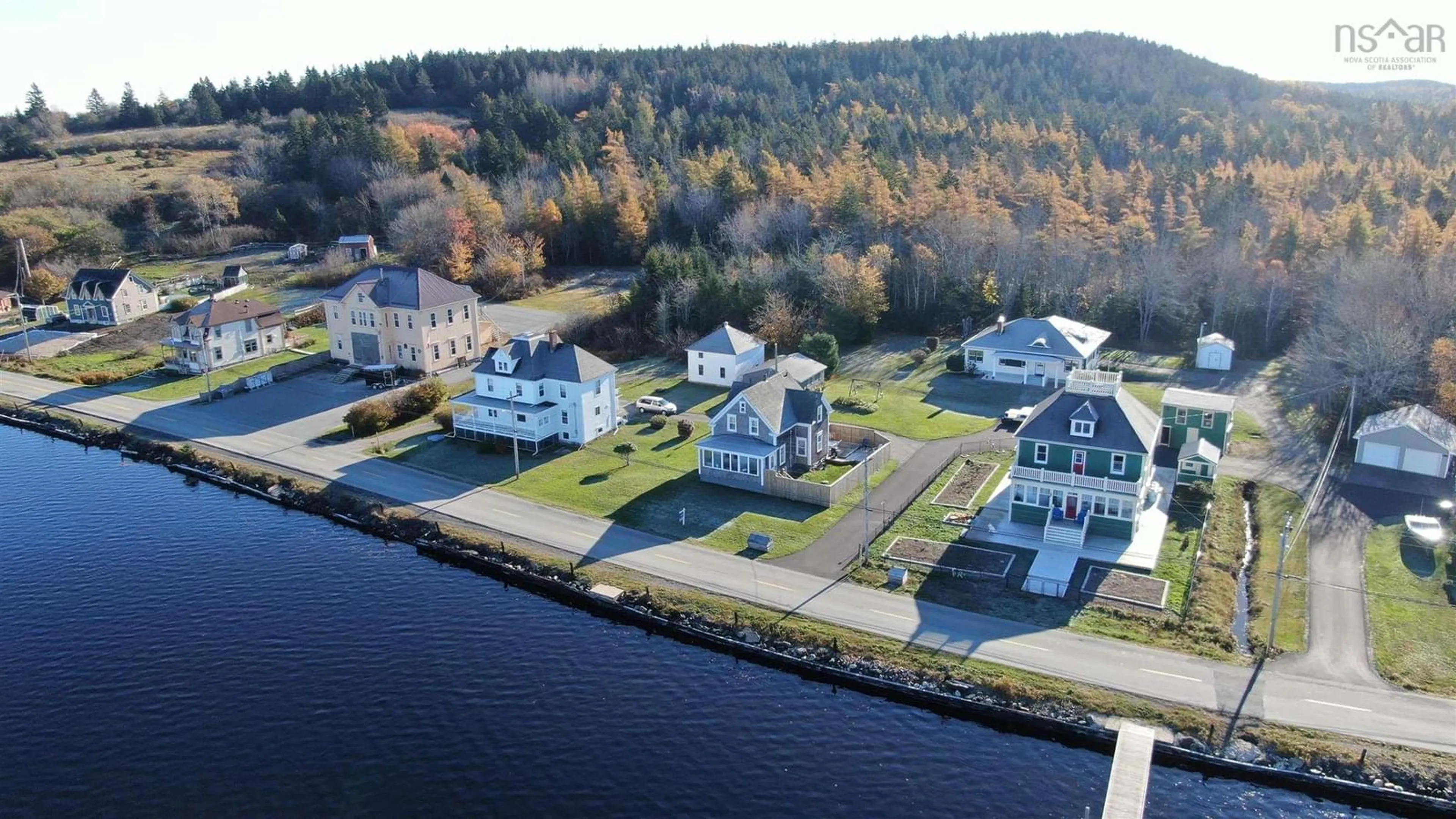 A pic from outside/outdoor area/front of a property/back of a property/a pic from drone, water/lake/river/ocean view for 91 Lower Lahave Rd, Riverport Nova Scotia B0J 2W0