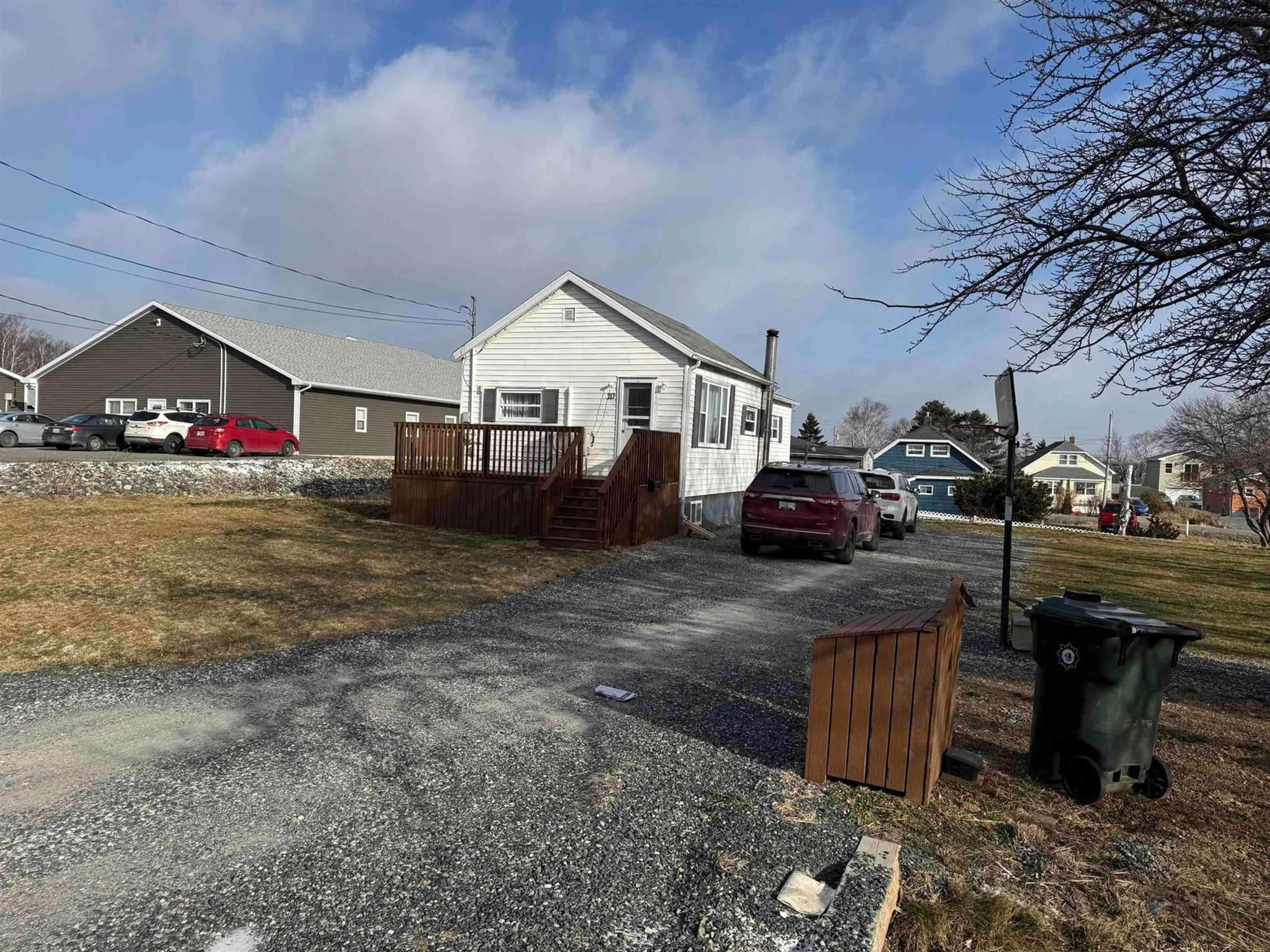 A pic from outside/outdoor area/front of a property/back of a property/a pic from drone, street for 20 Haley St, North Sydney Nova Scotia B2A 3L2