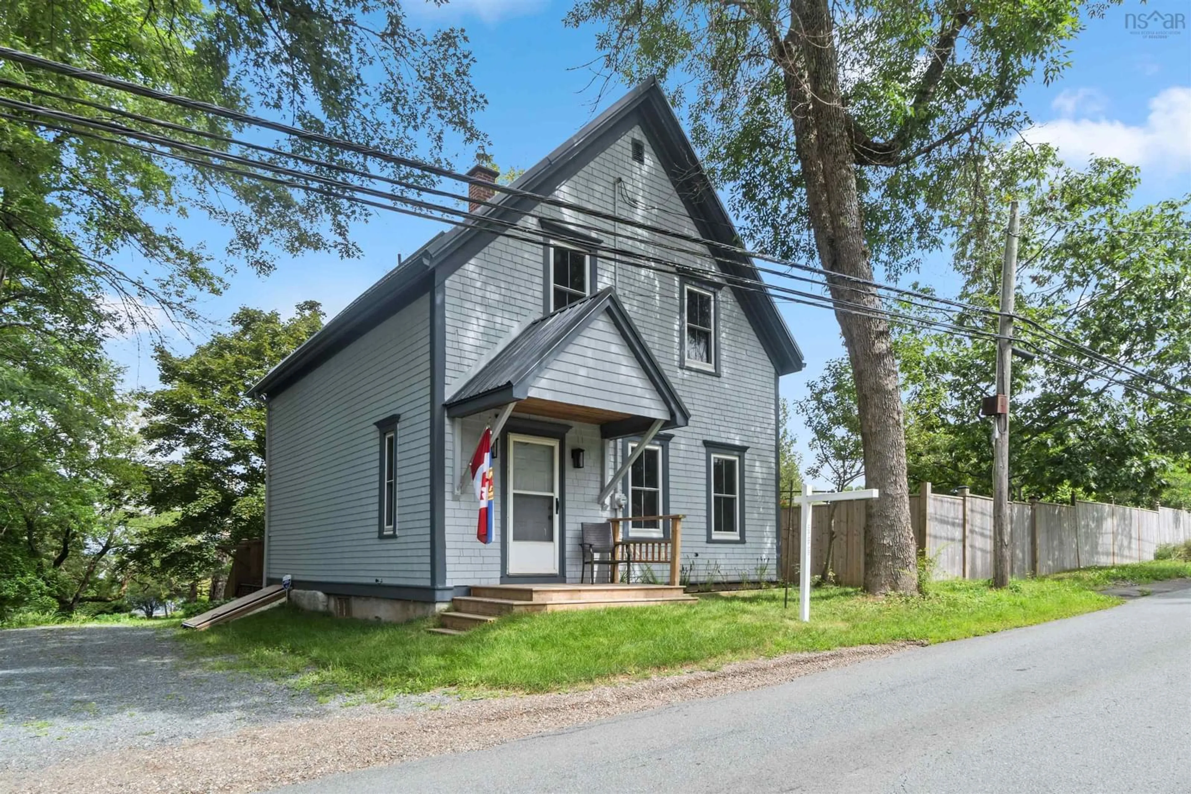 Home with vinyl exterior material, street for 12 Kitchener St, Stewiacke Nova Scotia B2N 2J0