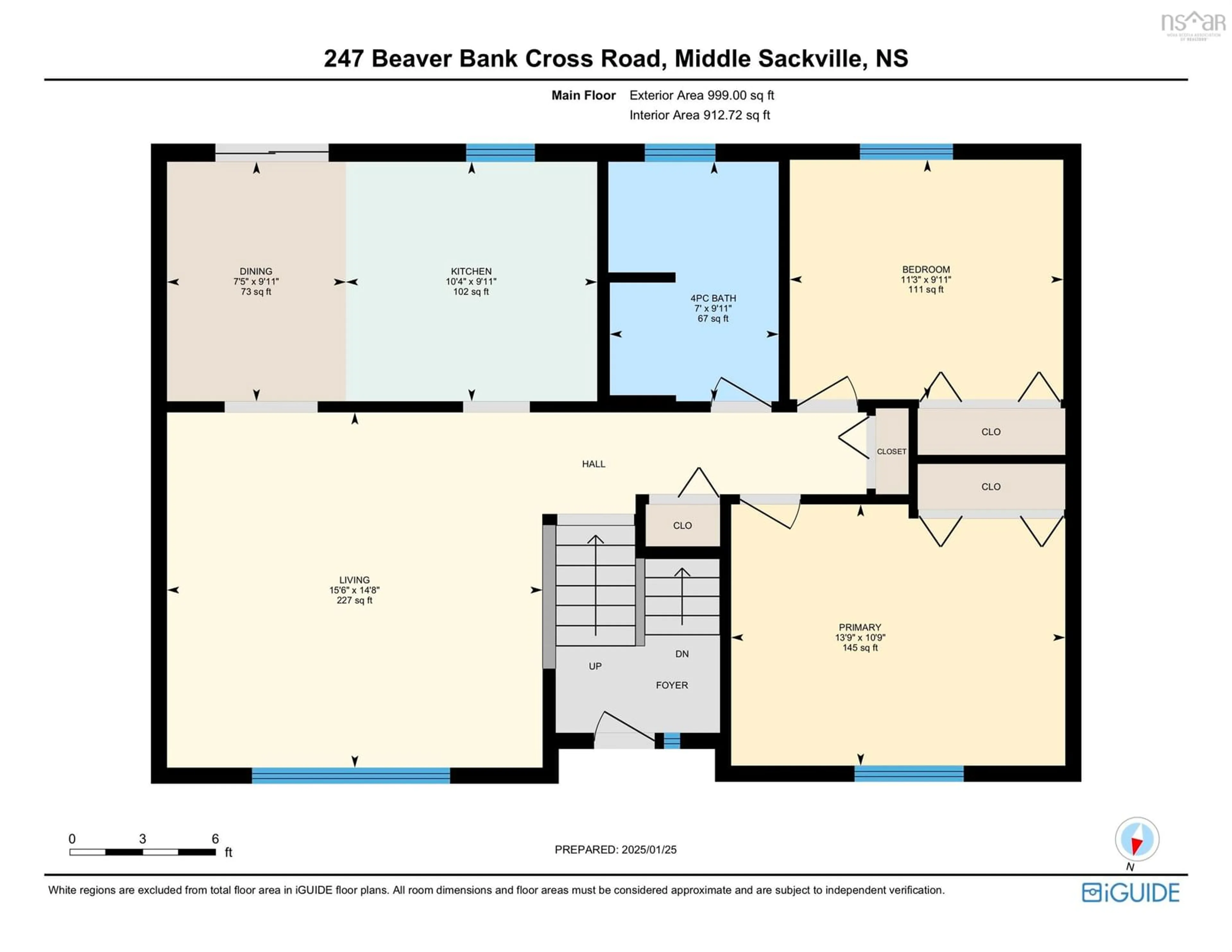 Floor plan for 247 Beaver Bank Cross Rd, Middle Sackville Nova Scotia B4E 2E7