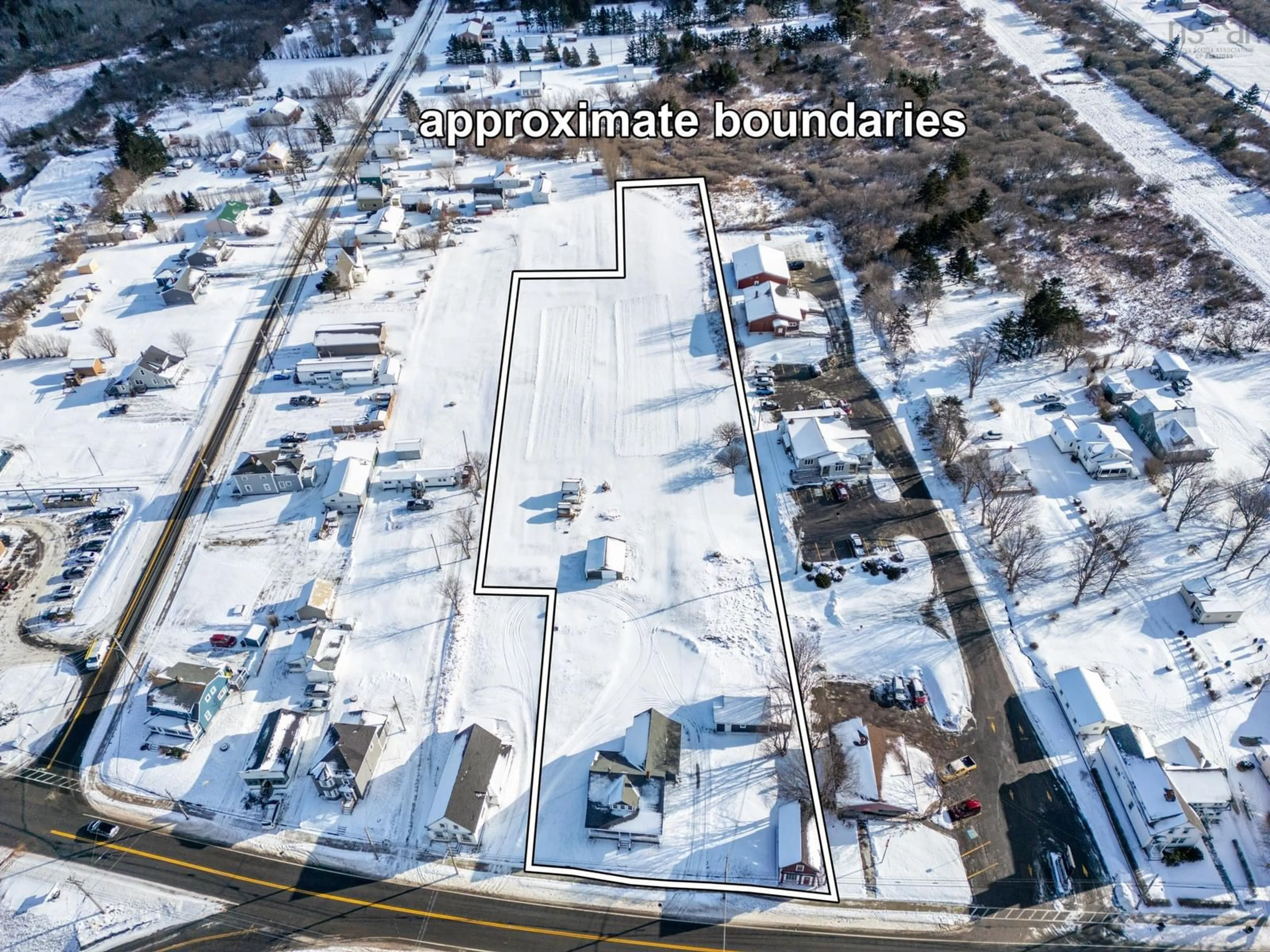 A pic from outside/outdoor area/front of a property/back of a property/a pic from drone, unknown for 8204 Highway 1, Meteghan Nova Scotia B0W 2J0