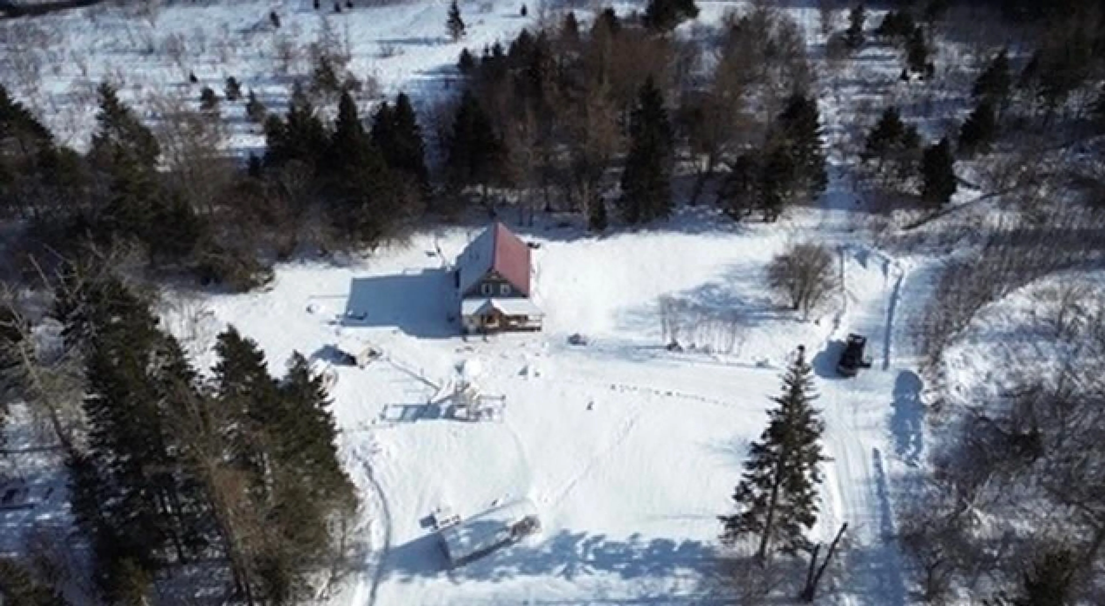 A pic from outside/outdoor area/front of a property/back of a property/a pic from drone, building for 6760 Highway 105, Upper River Denys Nova Scotia B0E 3M0