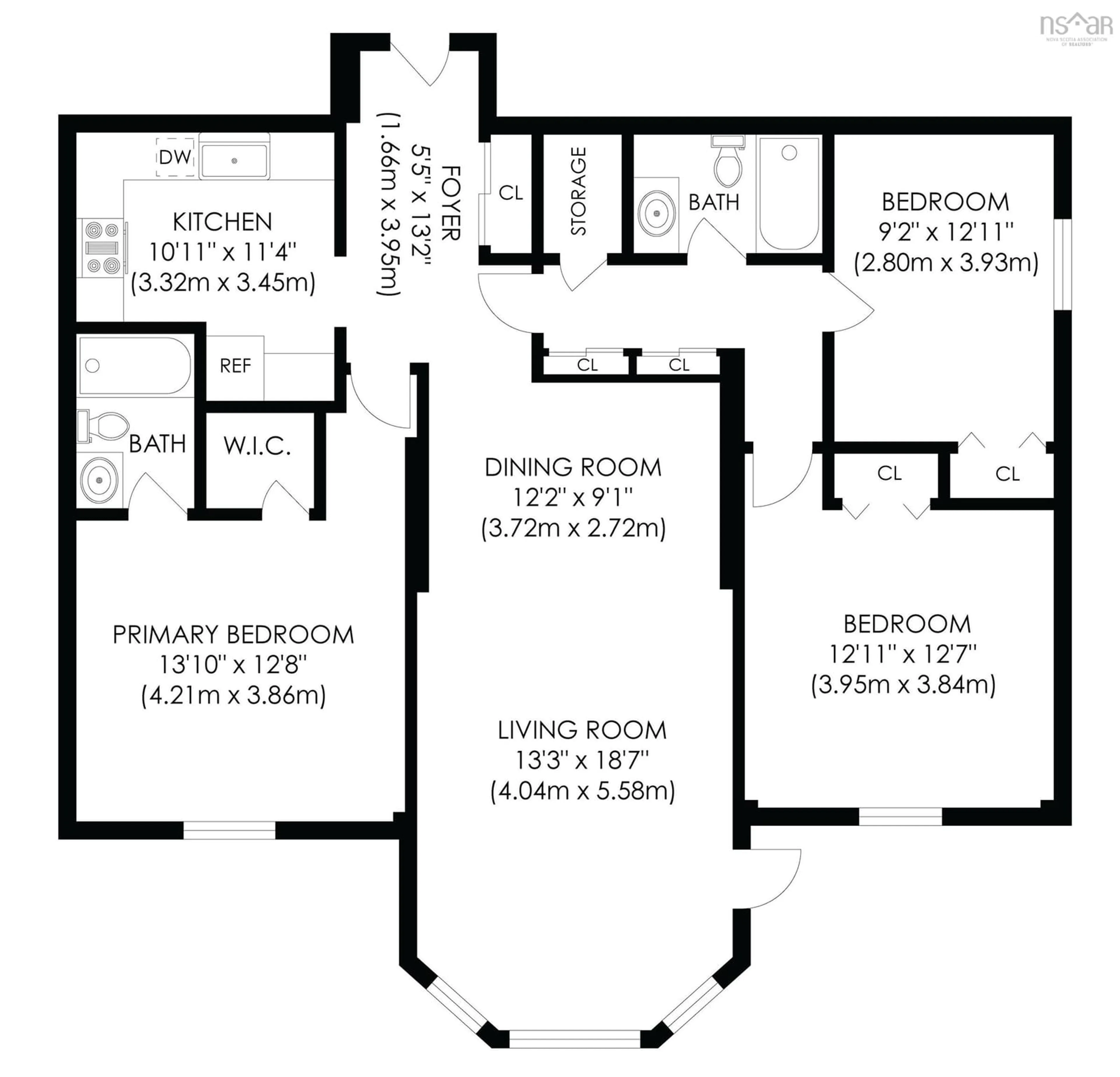 Floor plan for 61 Nelsons Landing Blvd #300, Bedford Nova Scotia B4A 3X3