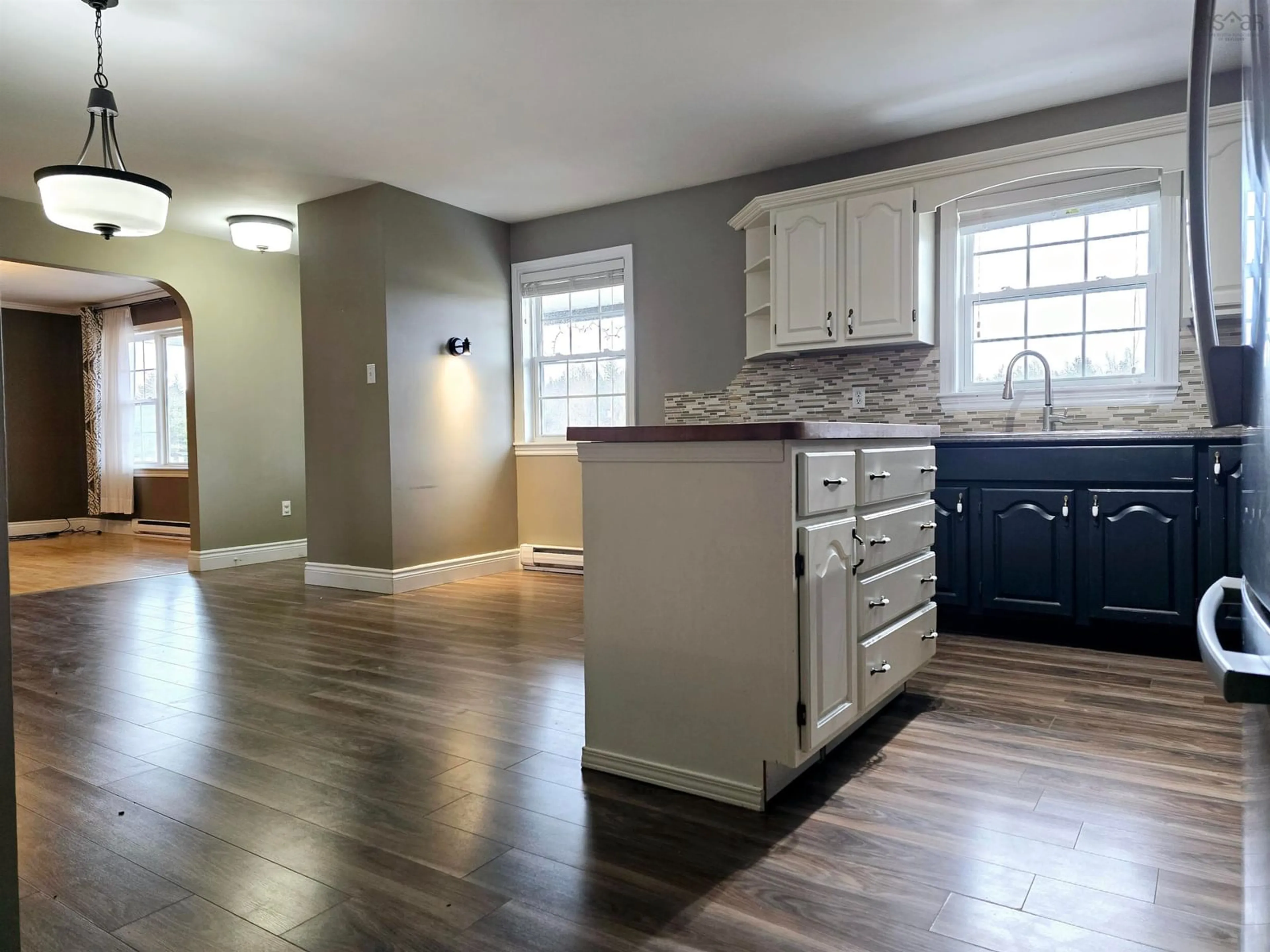 Open concept kitchen, unknown for 28 Holmes Lane, Union Centre Nova Scotia B0K 2A0