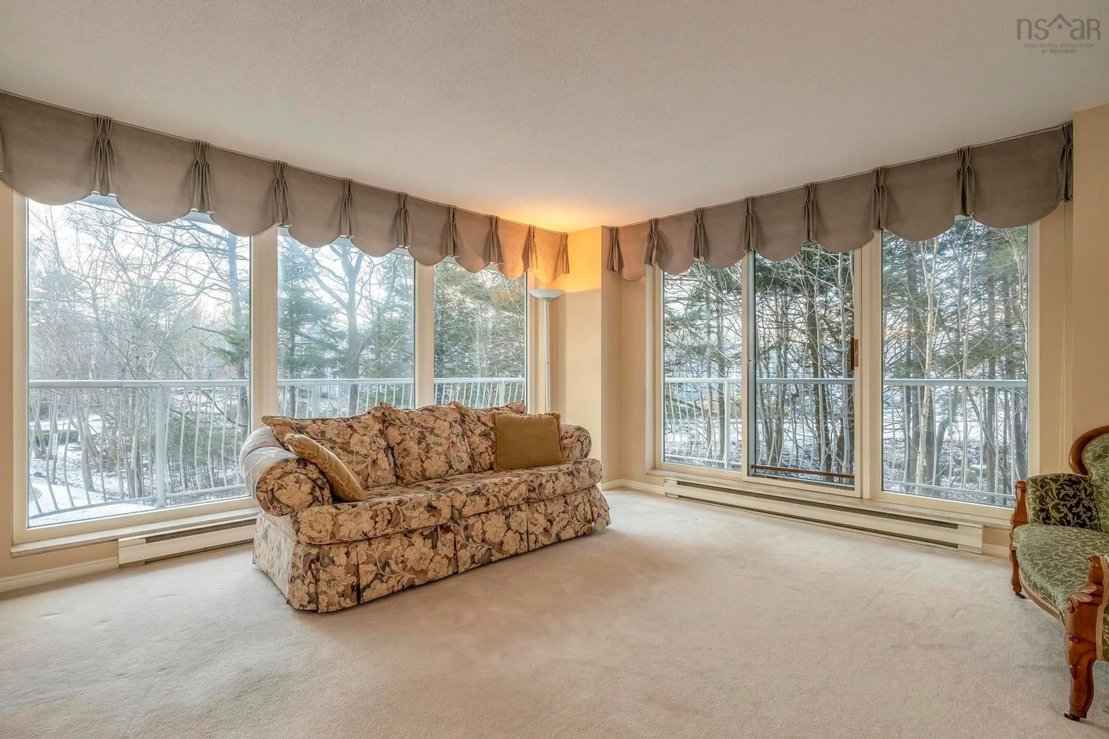 Living room with furniture, carpet floor for 30 Brookdale Cres #212, Dartmouth Nova Scotia B3A 4T7