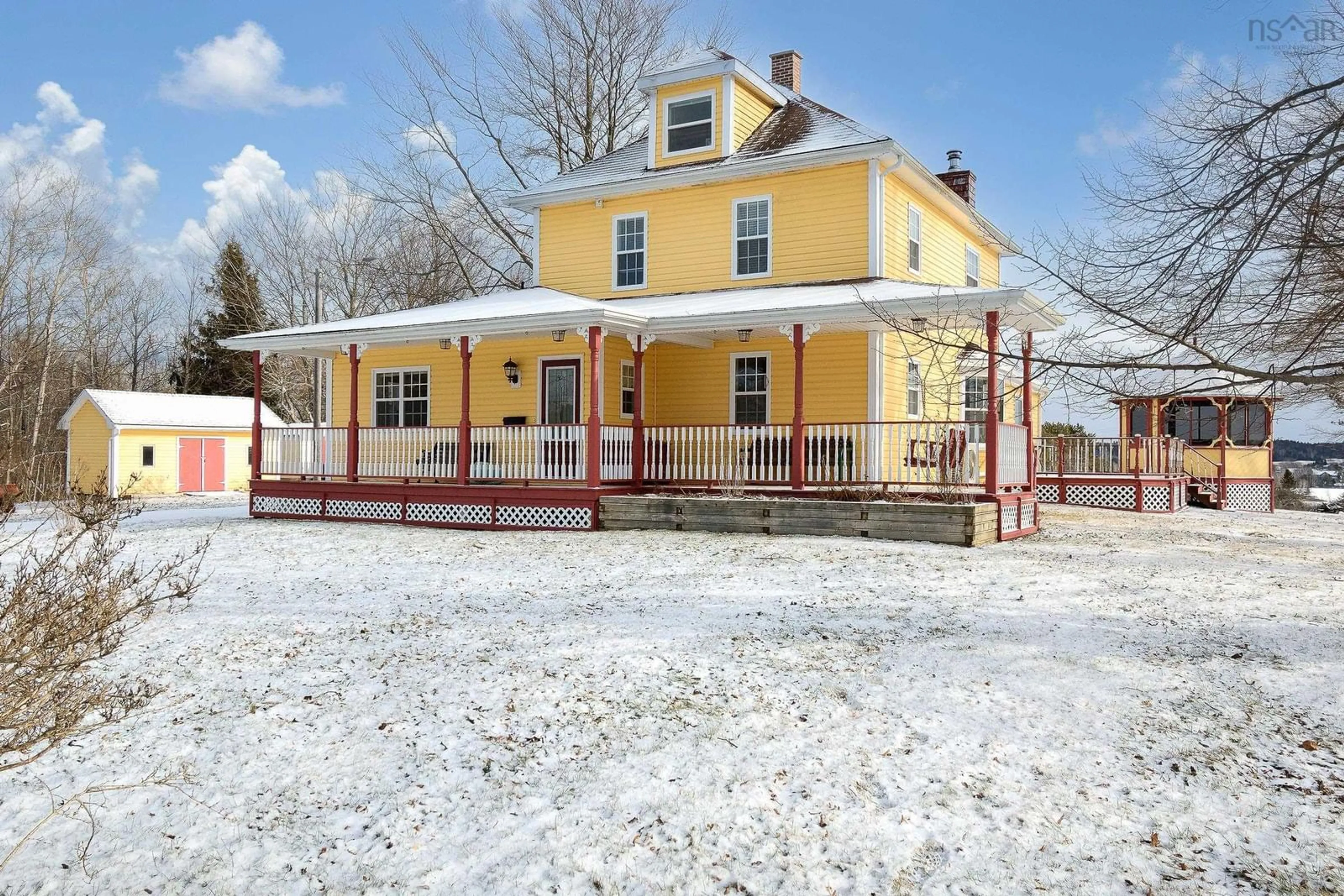 A pic from outside/outdoor area/front of a property/back of a property/a pic from drone, building for 775 Coxheath Rd, Coxheath Nova Scotia B1L 1B5