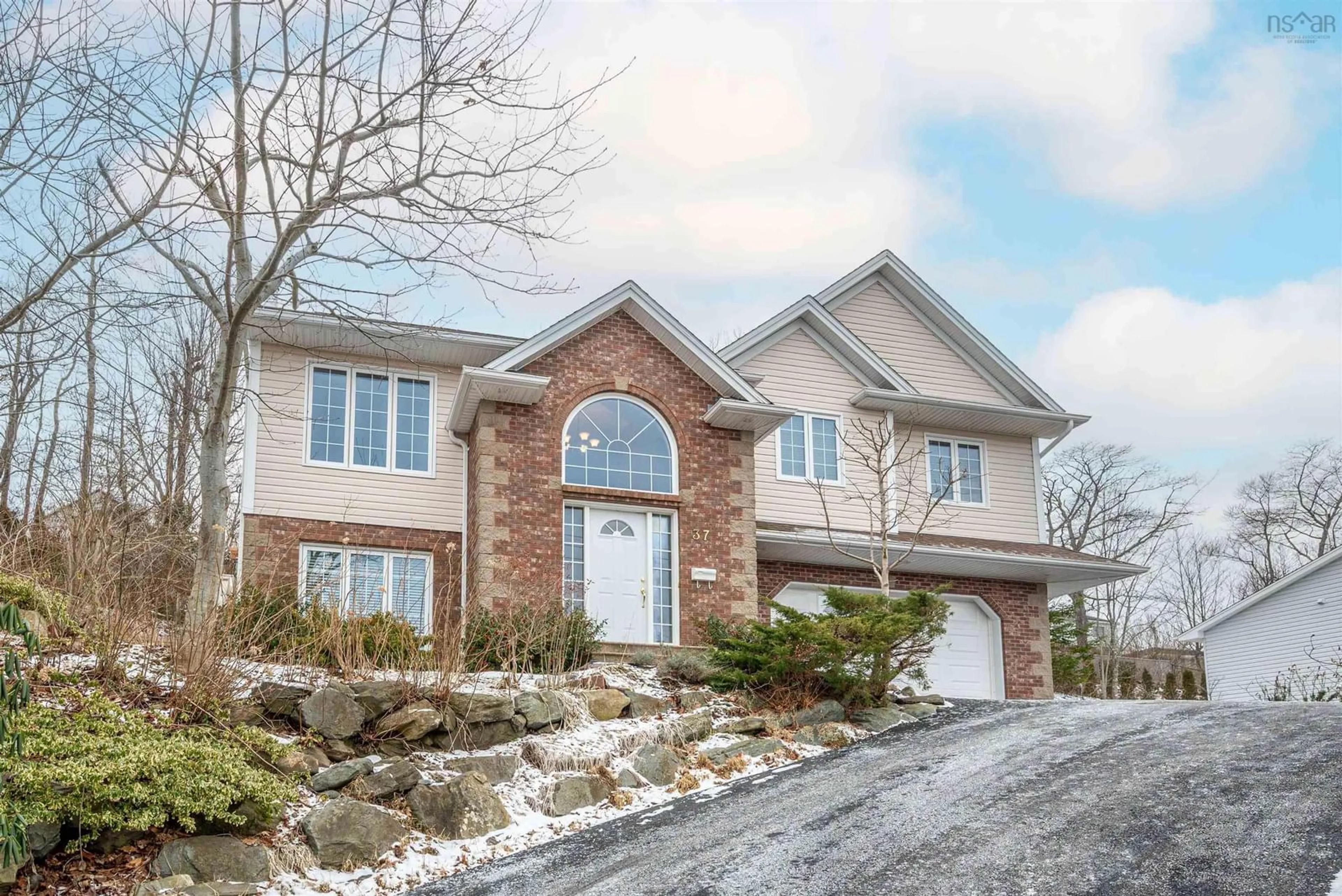 Home with brick exterior material, street for 37 Mountain Ash Crt, Dartmouth Nova Scotia B2Y 4N3