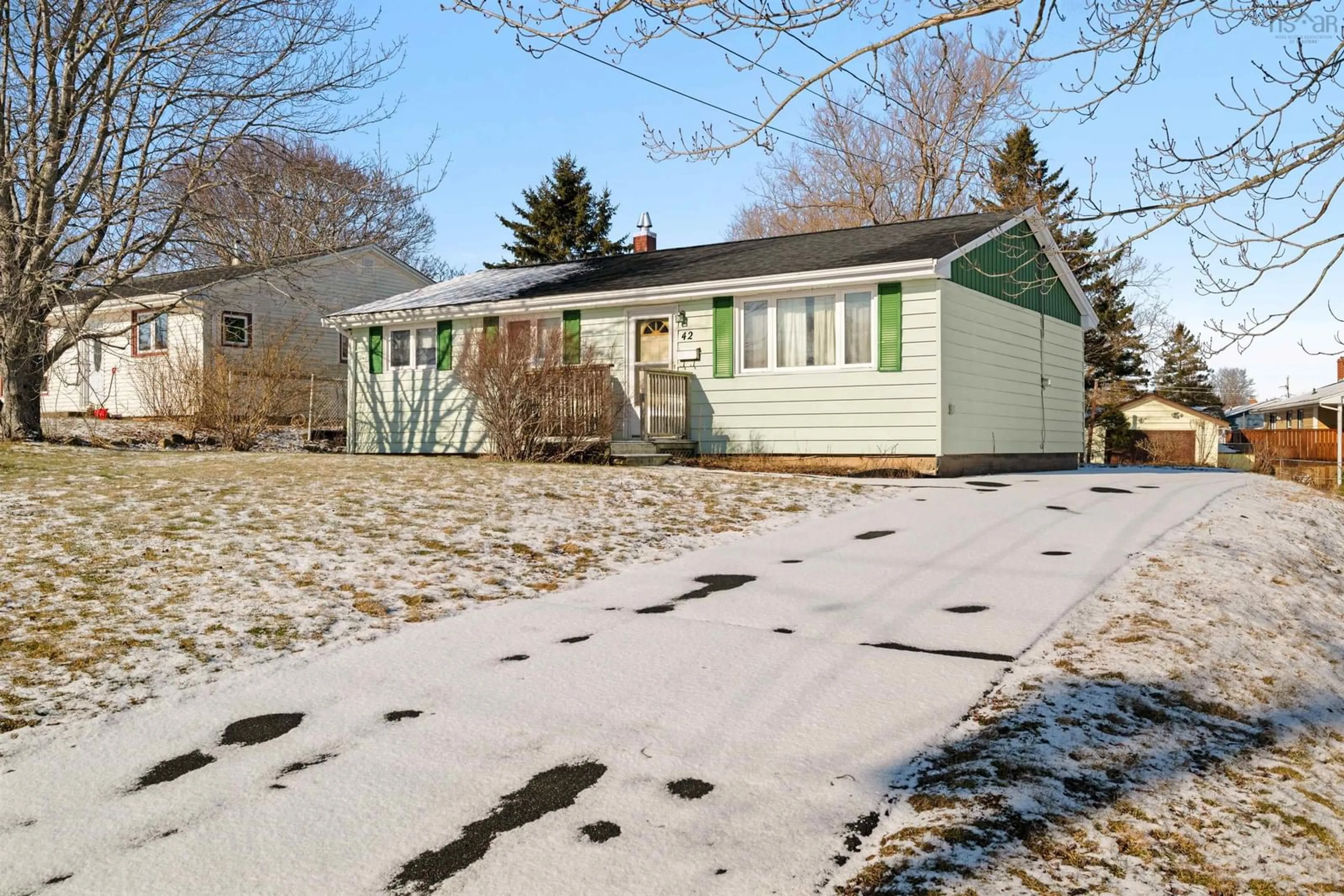 Home with vinyl exterior material, street for 42 Gander Ave, Lake Loon Nova Scotia B2W 3W4