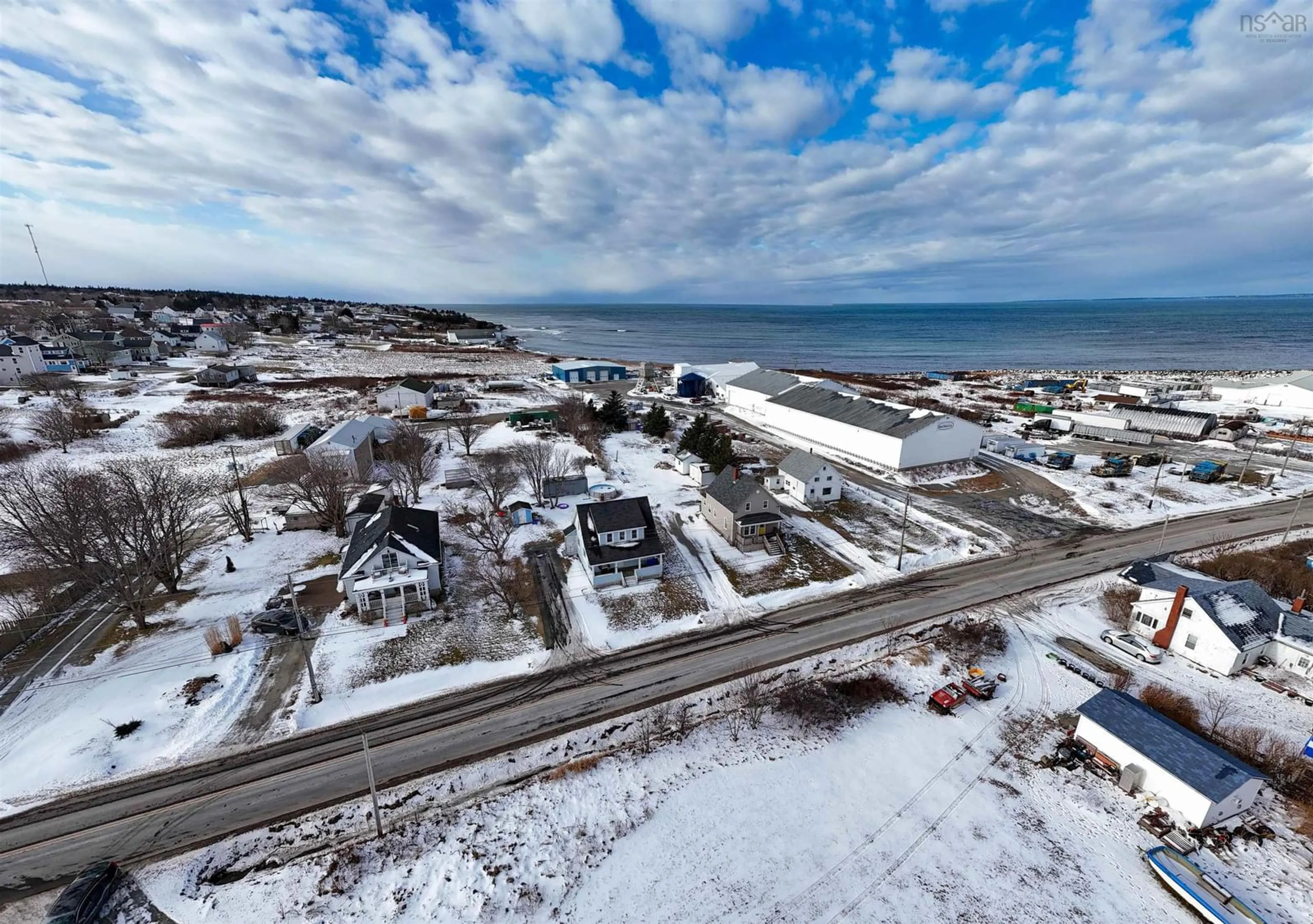 A pic from outside/outdoor area/front of a property/back of a property/a pic from drone, street for 90 Peter Dugas Rd, Meteghan Nova Scotia B0W 2J0