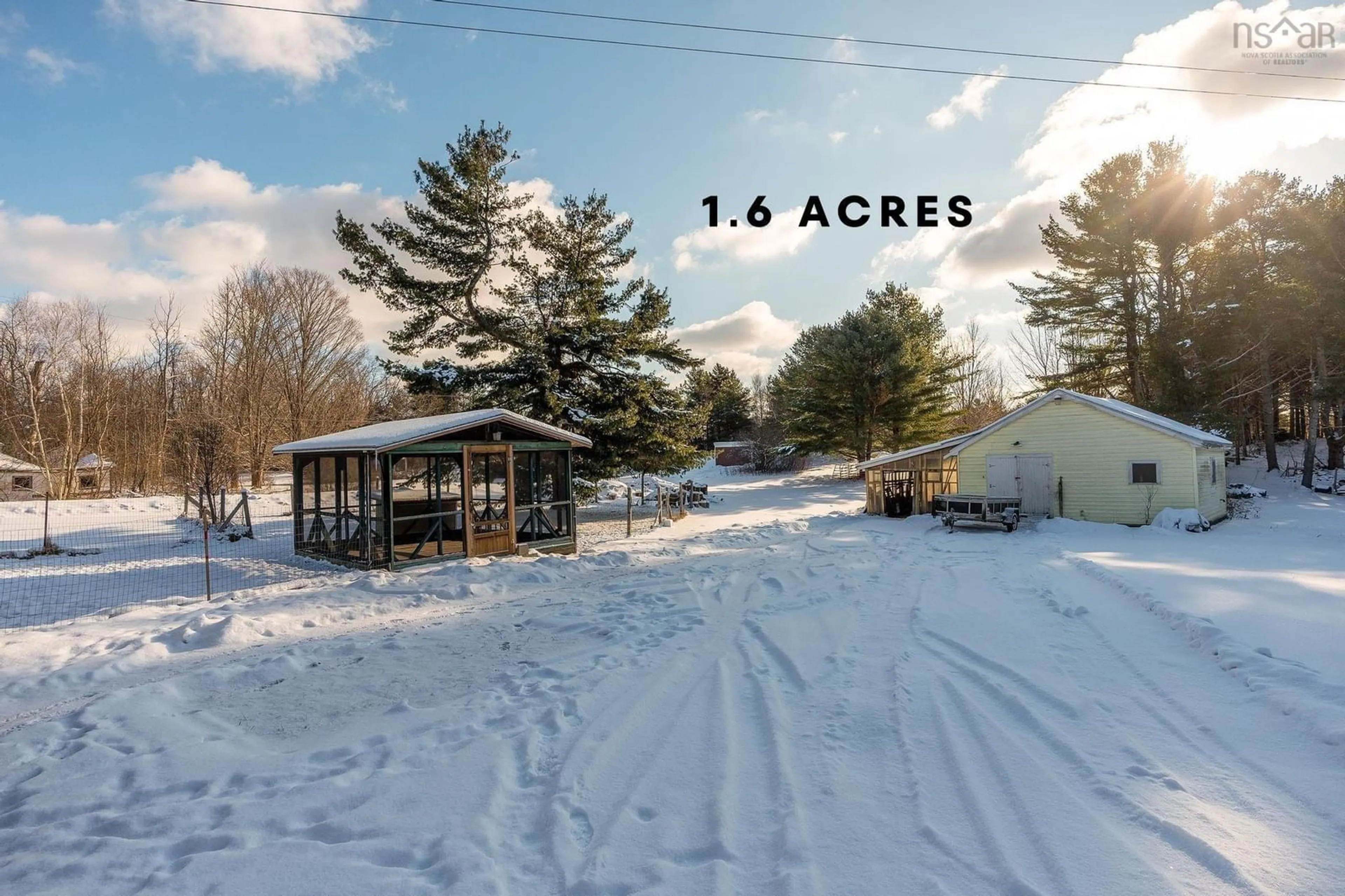 A pic from outside/outdoor area/front of a property/back of a property/a pic from drone, street for 1340 Highway 1, East Kingston Nova Scotia B0P 1R0