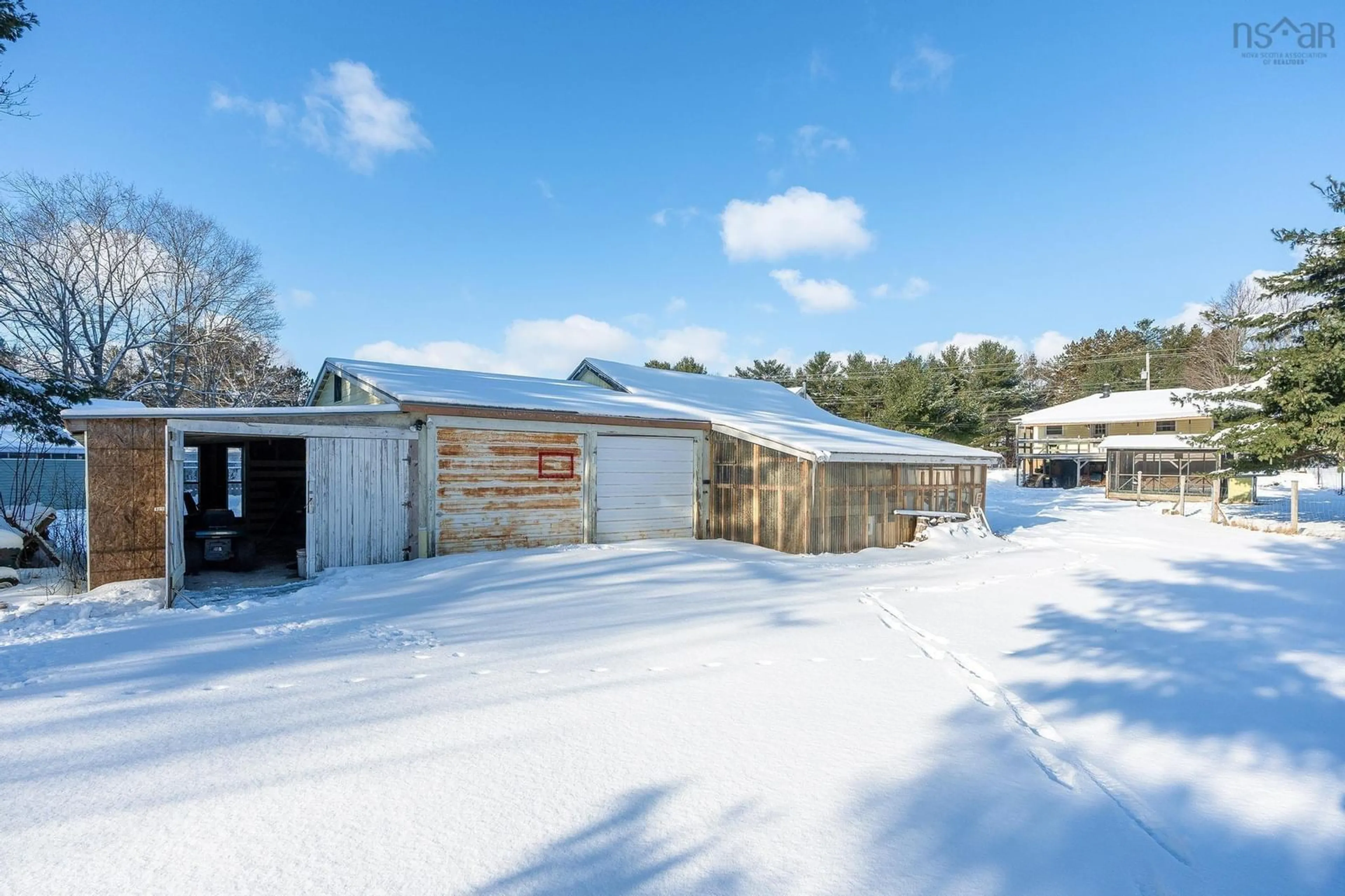 A pic from outside/outdoor area/front of a property/back of a property/a pic from drone, street for 1340 Highway 1, East Kingston Nova Scotia B0P 1R0