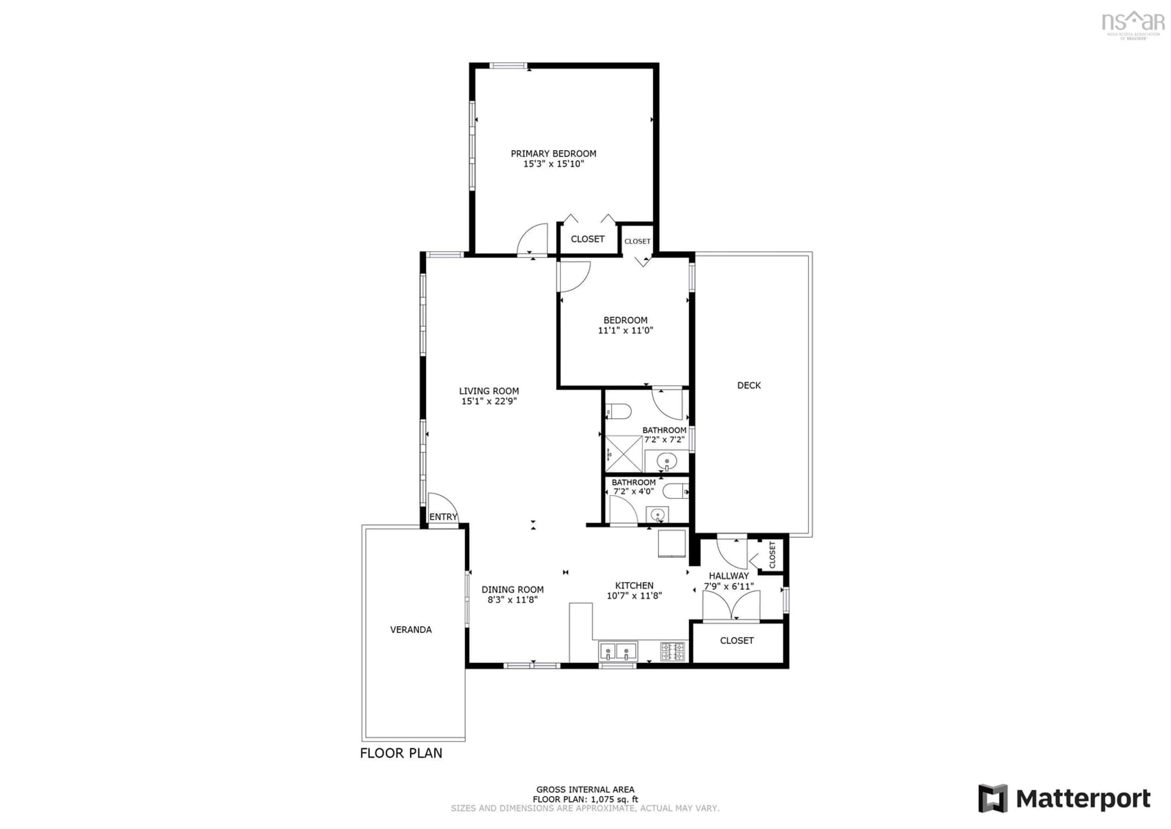 Floor plan for 1263 Blue Rocks Rd, Blue Rocks Nova Scotia B0J 2C0