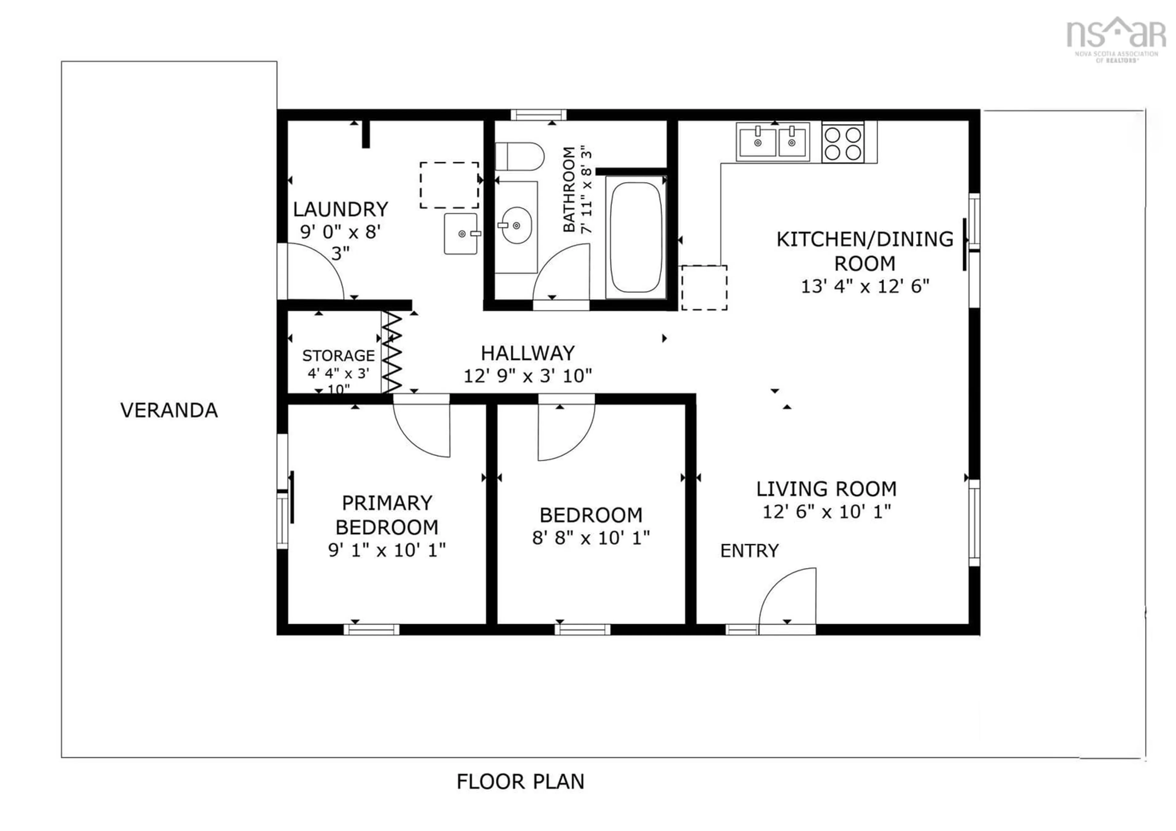 Floor plan for 166 Hillside Dr, Boutiliers Point Nova Scotia B3Z 1W8