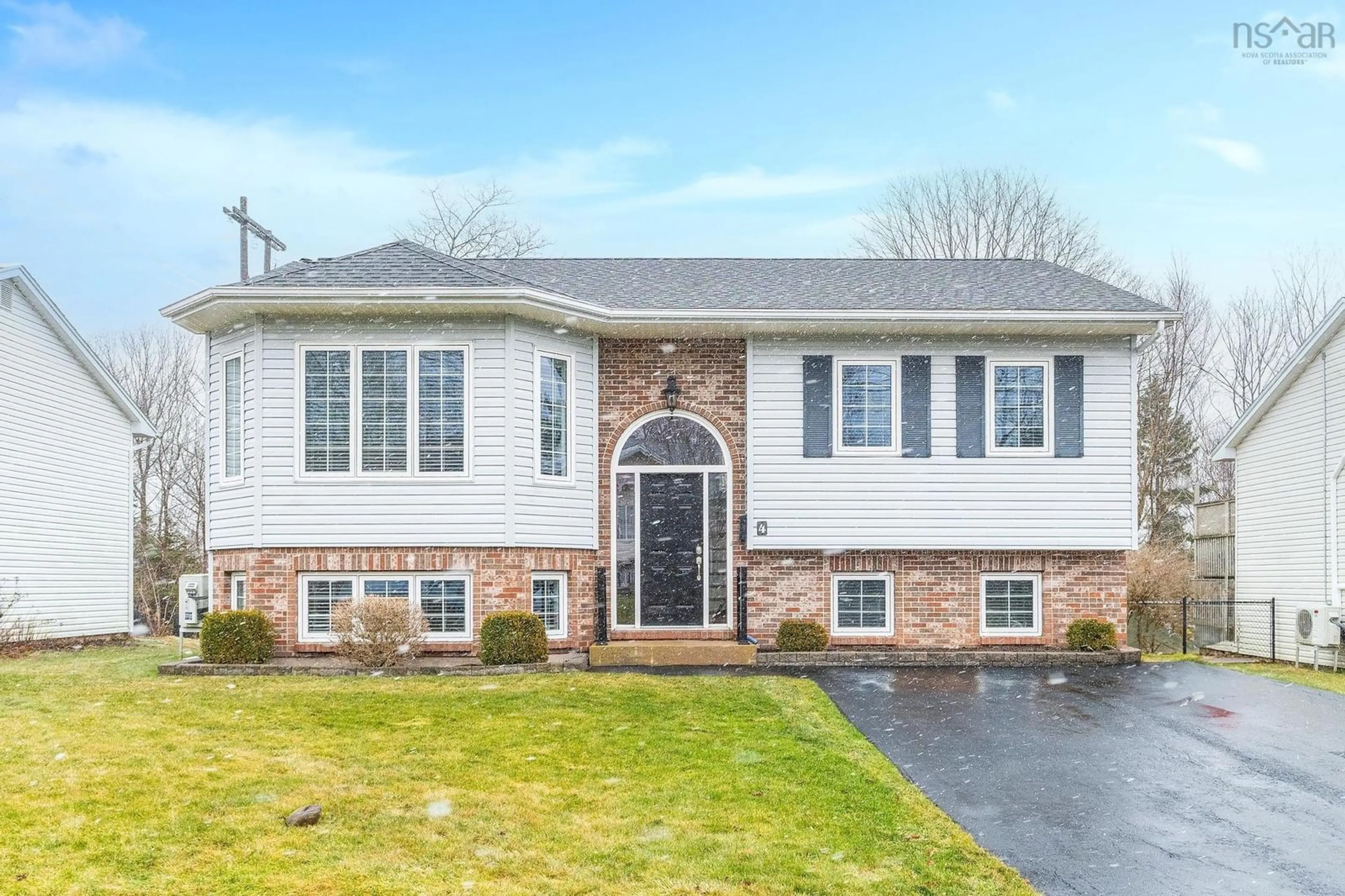 Home with brick exterior material, street for 4 Hillview Dr, Dartmouth Nova Scotia B2W 6J2