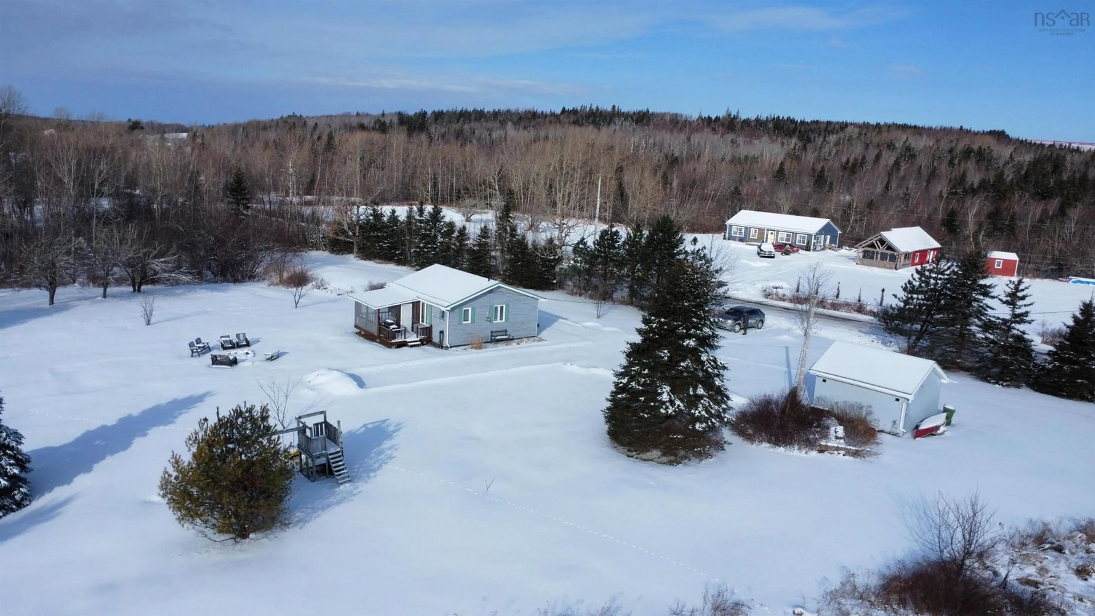 A pic from outside/outdoor area/front of a property/back of a property/a pic from drone, unknown for 296 Valley Rd, Westchester Nova Scotia B0M 1M0