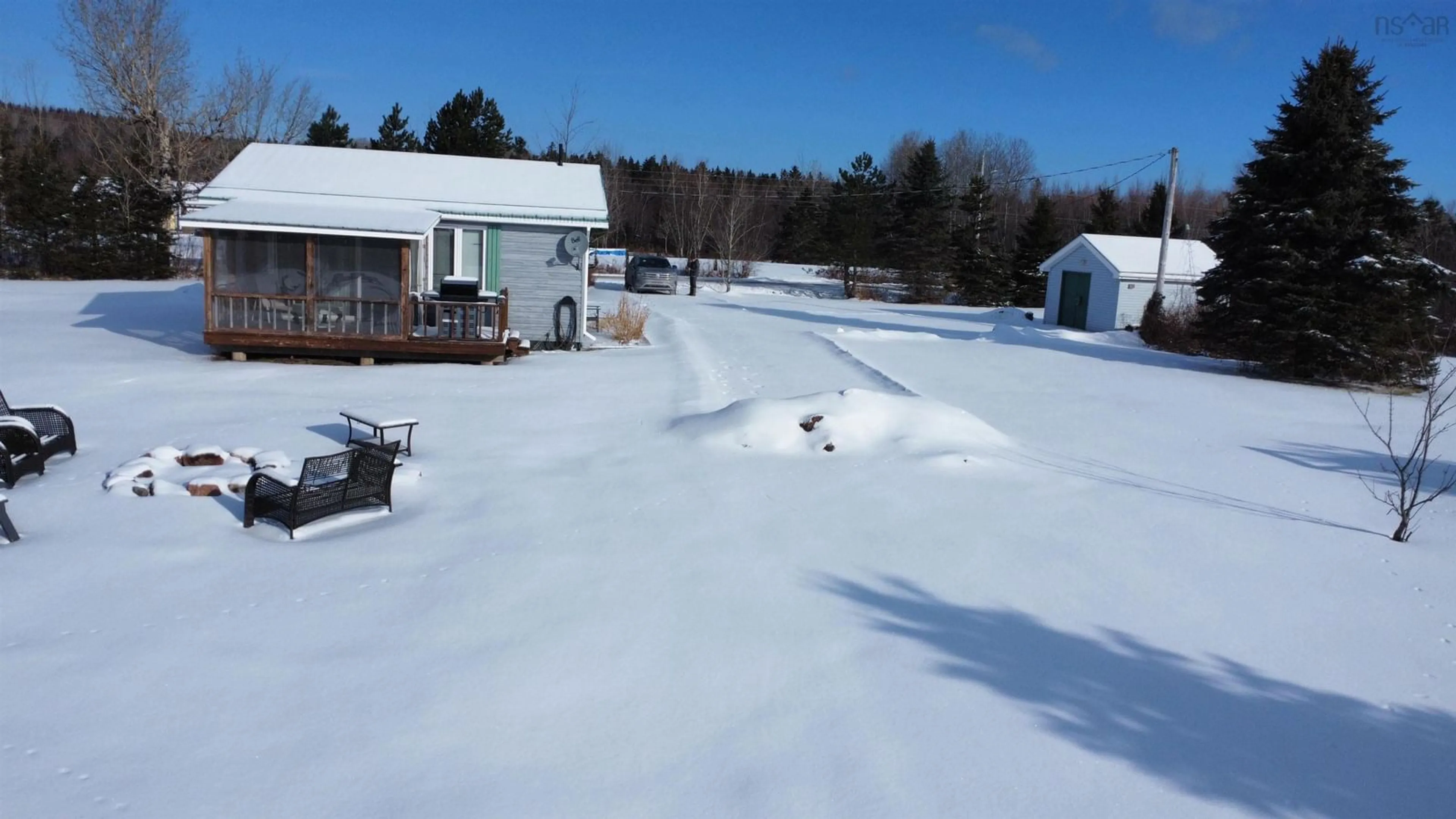 A pic from outside/outdoor area/front of a property/back of a property/a pic from drone, unknown for 296 Valley Rd, Westchester Nova Scotia B0M 1M0