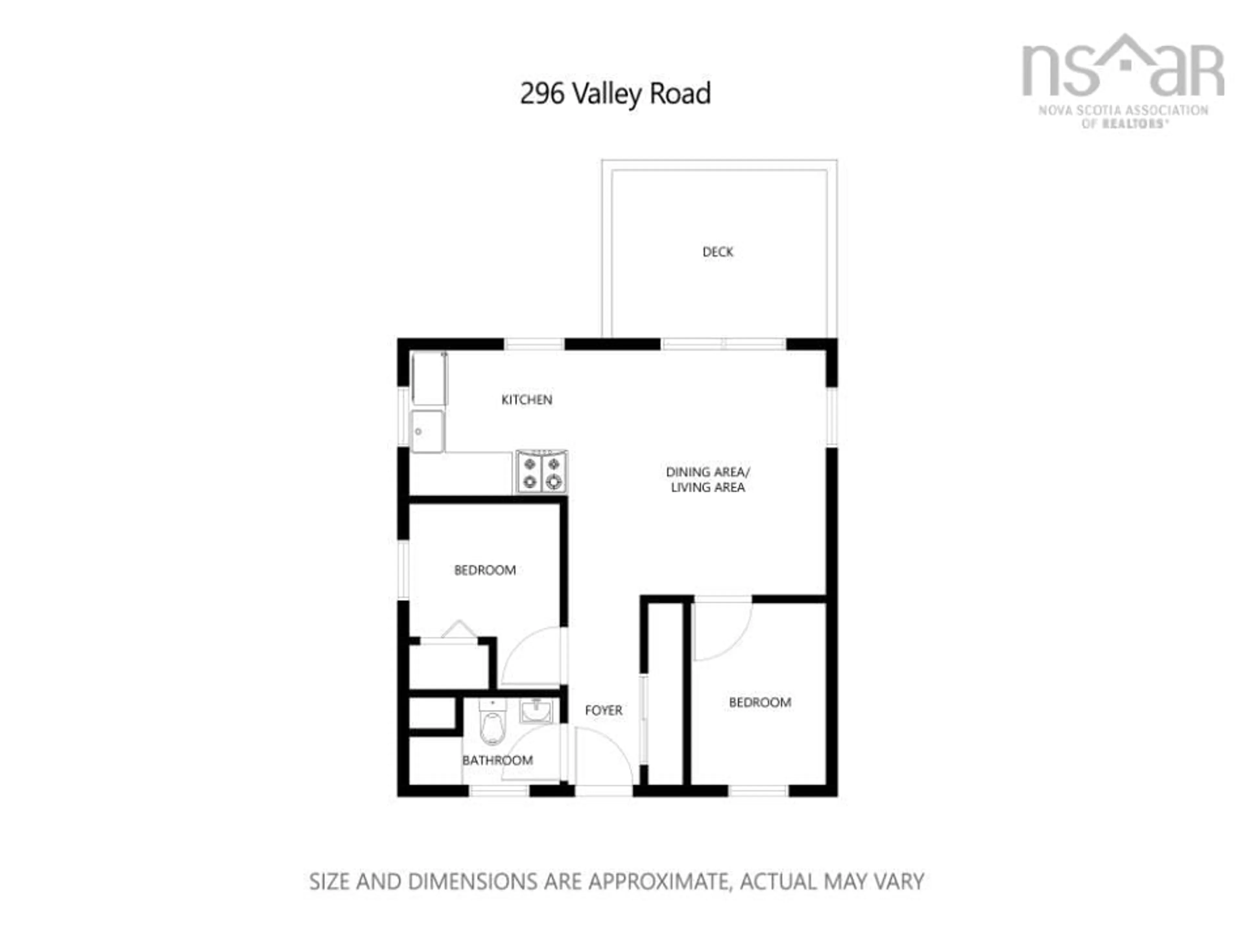 Floor plan for 296 Valley Rd, Westchester Nova Scotia B0M 1M0