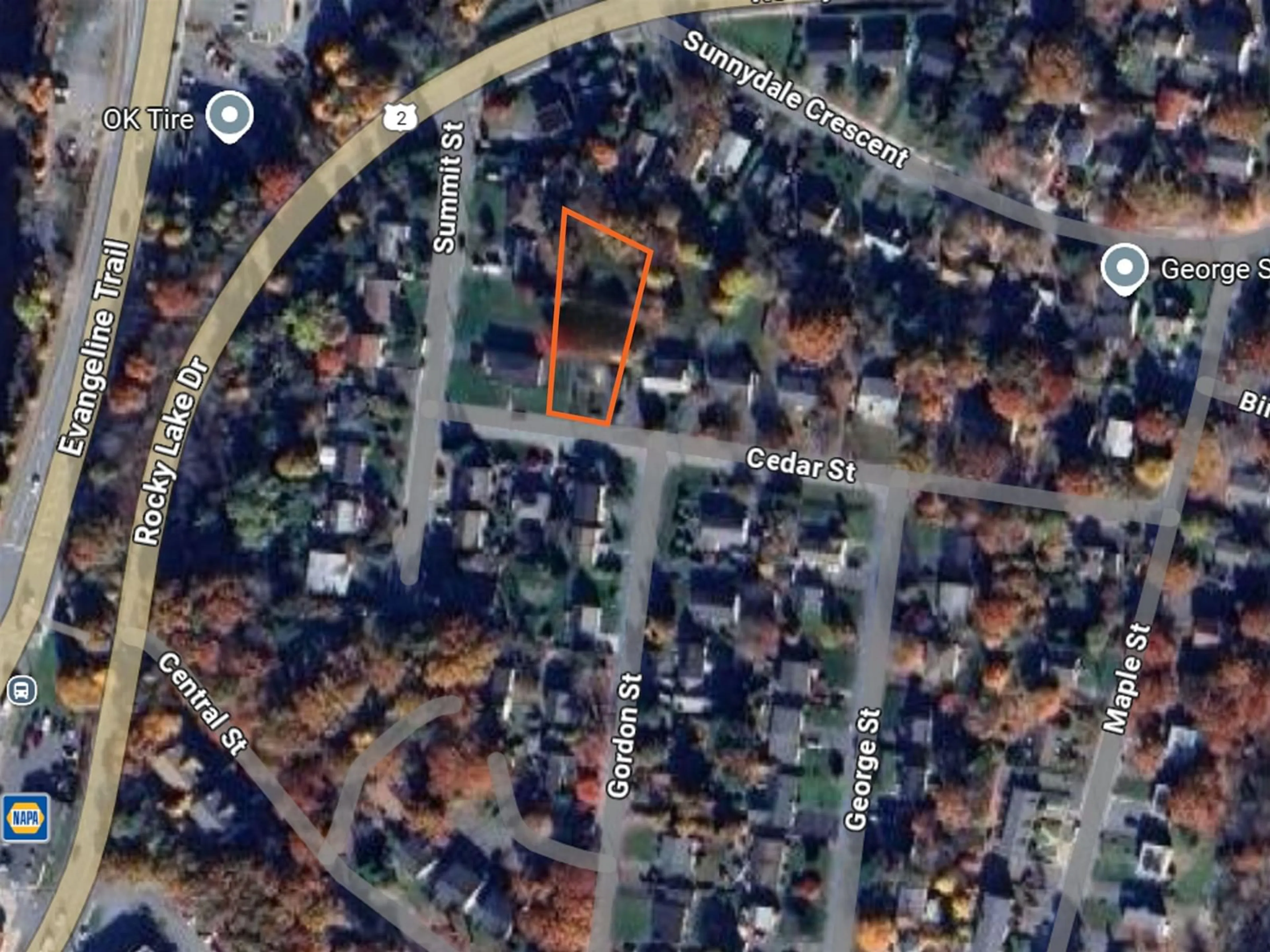 Picture of a map for 6 Cedar St, Bedford Nova Scotia B4A 2R7