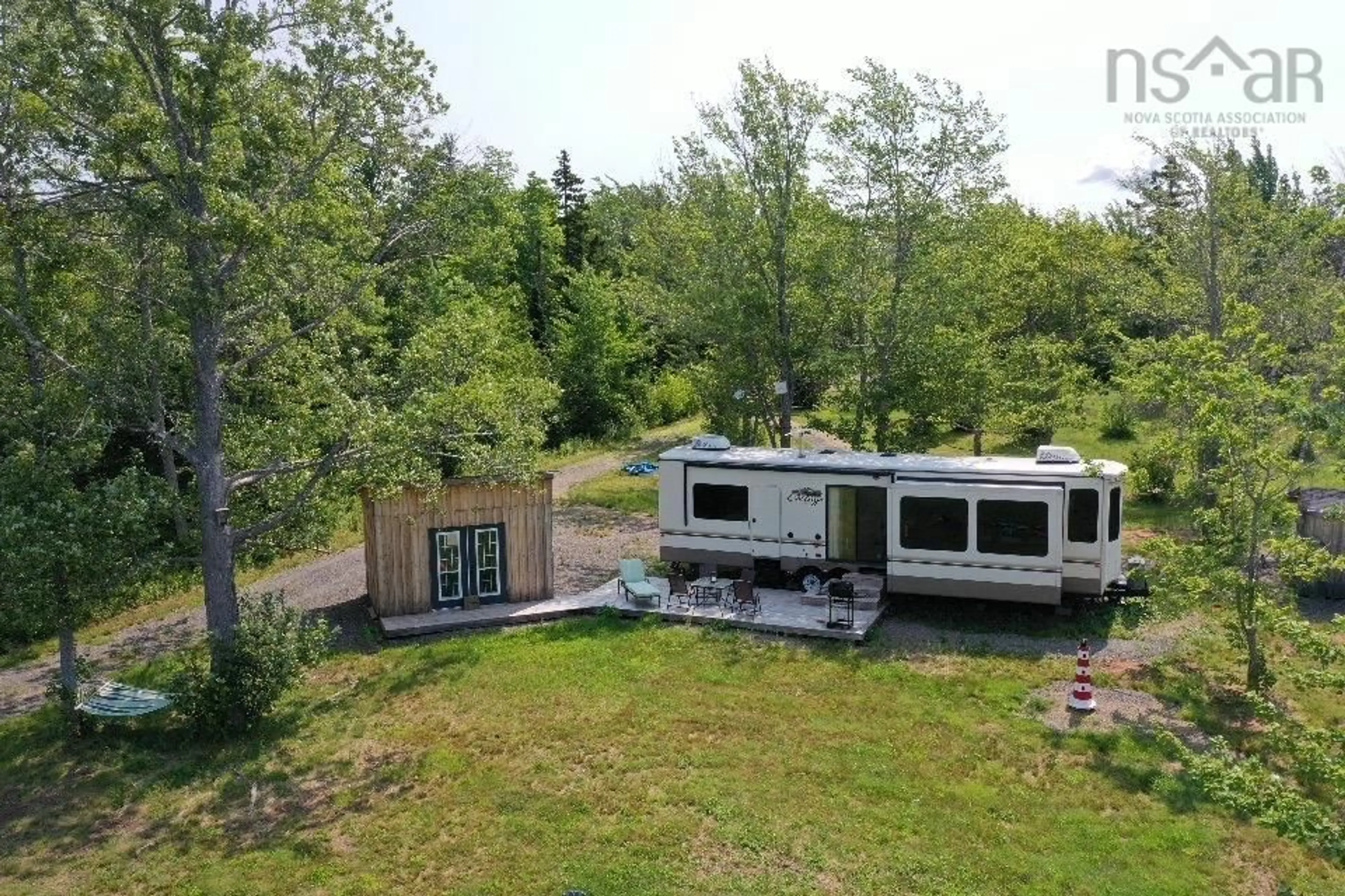 A pic from outside/outdoor area/front of a property/back of a property/a pic from drone, unknown for 329 Chisholm Rd #Lot 08-1, Conns Mills Nova Scotia B0K 1L0