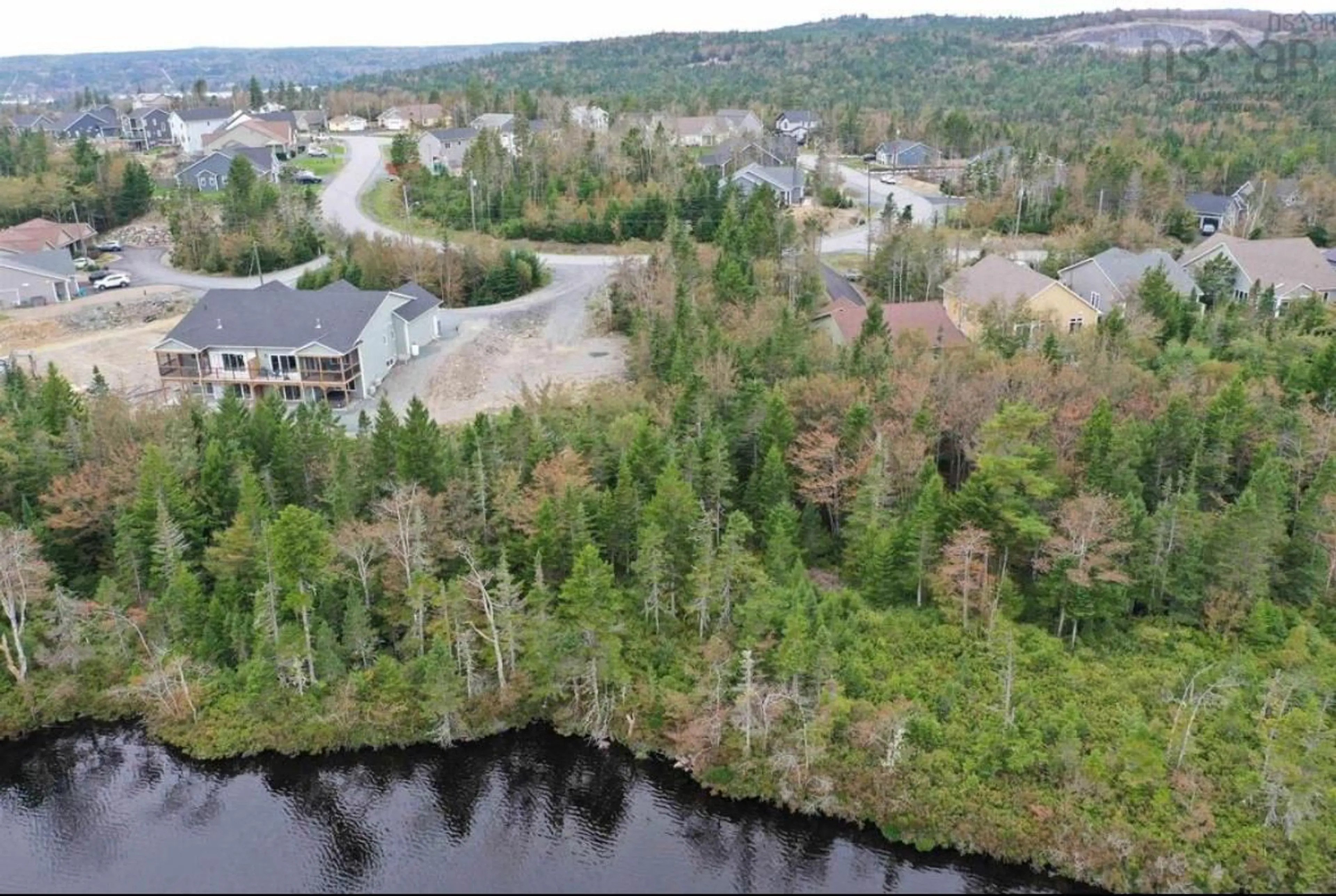 A pic from outside/outdoor area/front of a property/back of a property/a pic from drone, water/lake/river/ocean view for Gosling Cir #Lot 54, Porters Lake Nova Scotia B3E 0C5