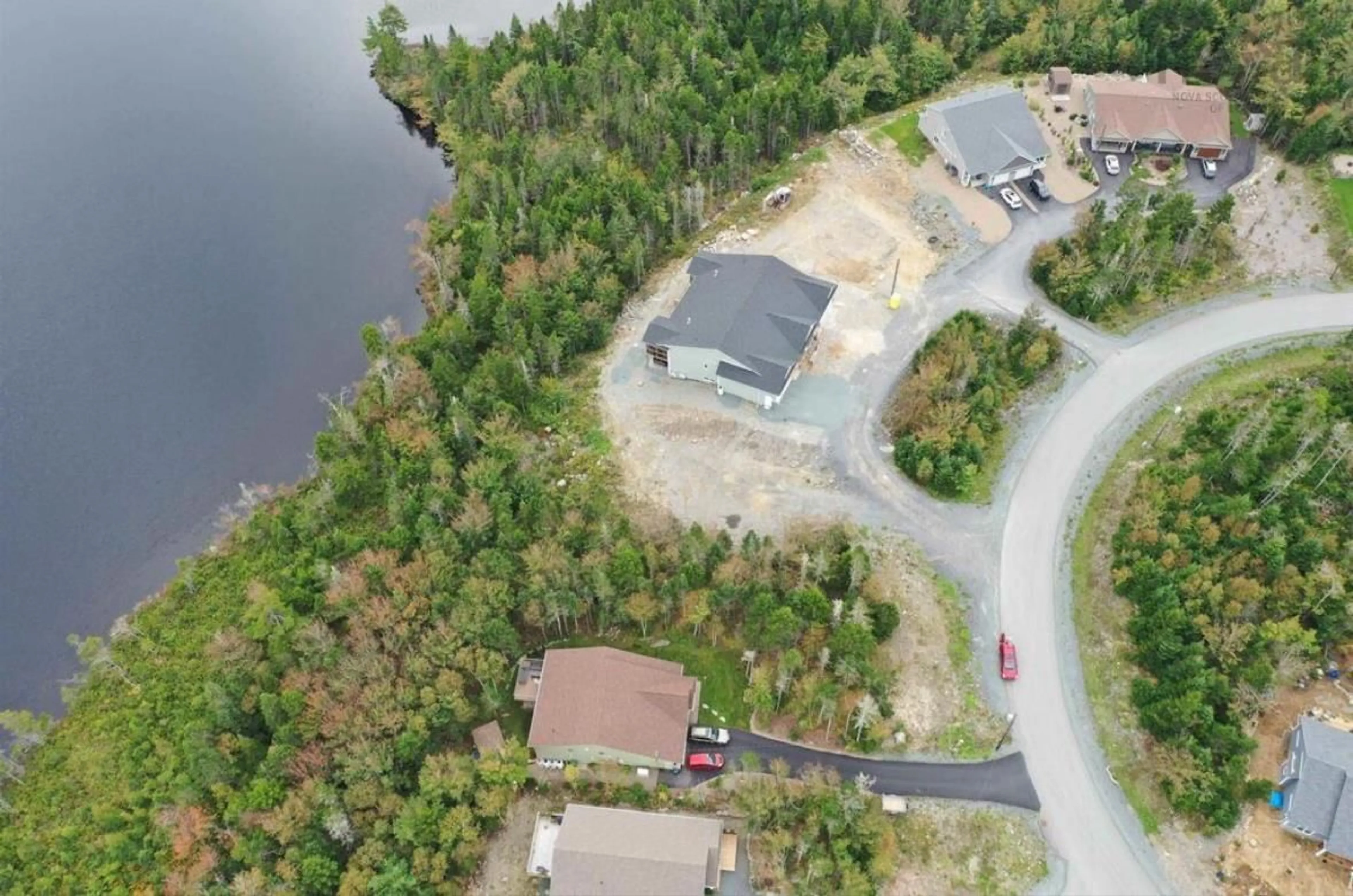 A pic from outside/outdoor area/front of a property/back of a property/a pic from drone, water/lake/river/ocean view for Gosling Cir #Lot 54, Porters Lake Nova Scotia B3E 0C5