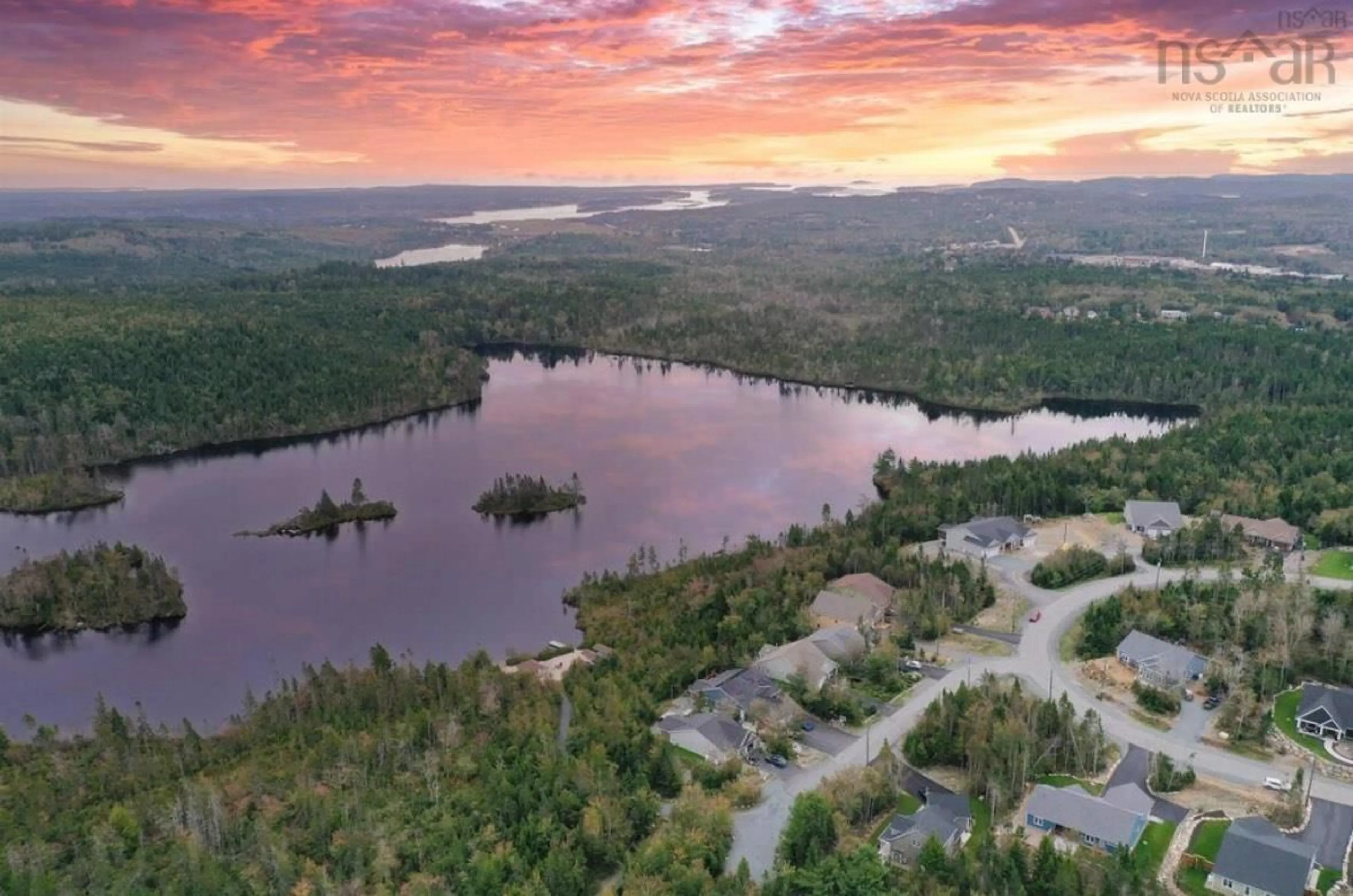 A pic from outside/outdoor area/front of a property/back of a property/a pic from drone, water/lake/river/ocean view for Gosling Cir #Lot 54, Porters Lake Nova Scotia B3E 0C5