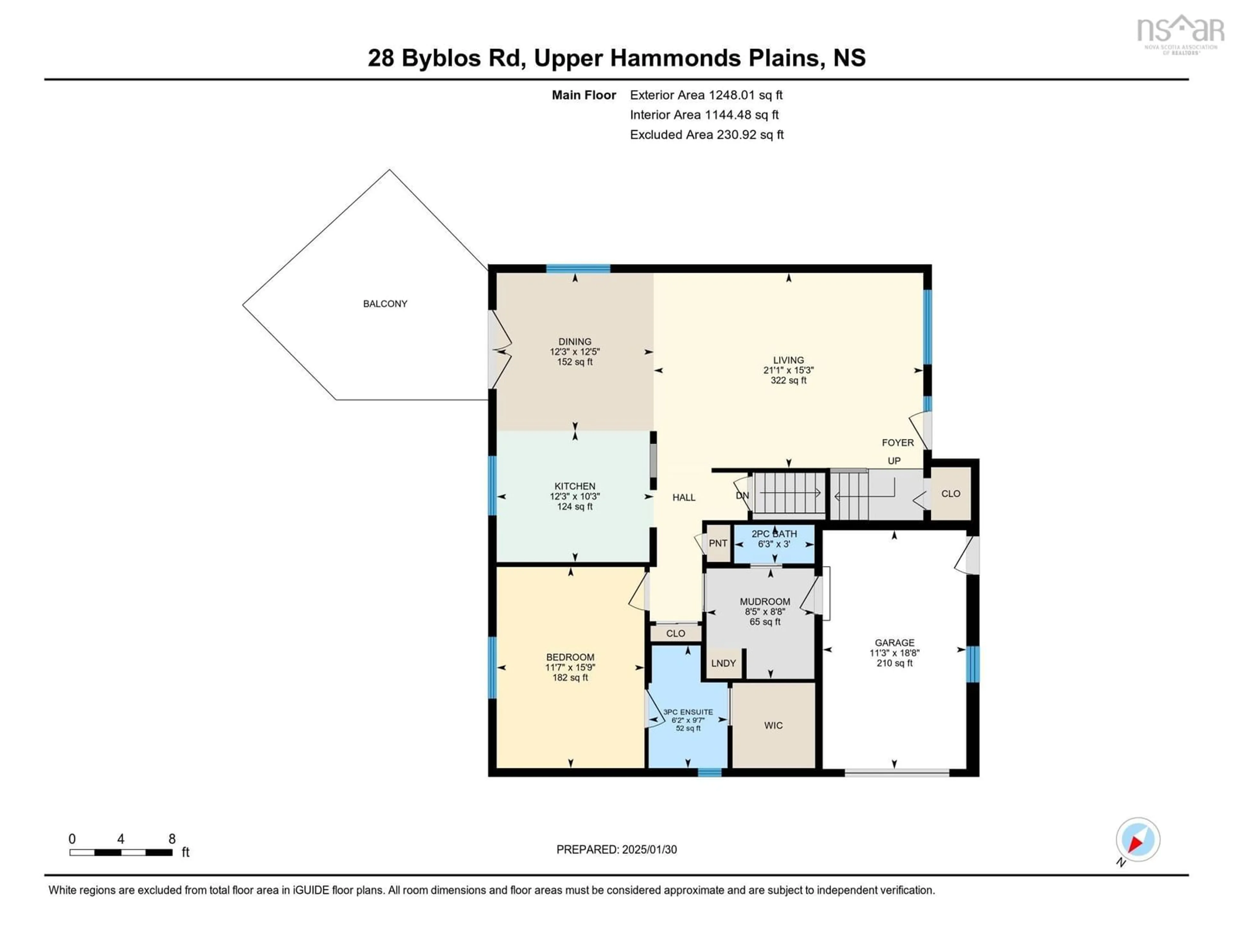 Floor plan for 28 Byblos Rd, Upper Hammonds Plains Nova Scotia B4B 1Y1