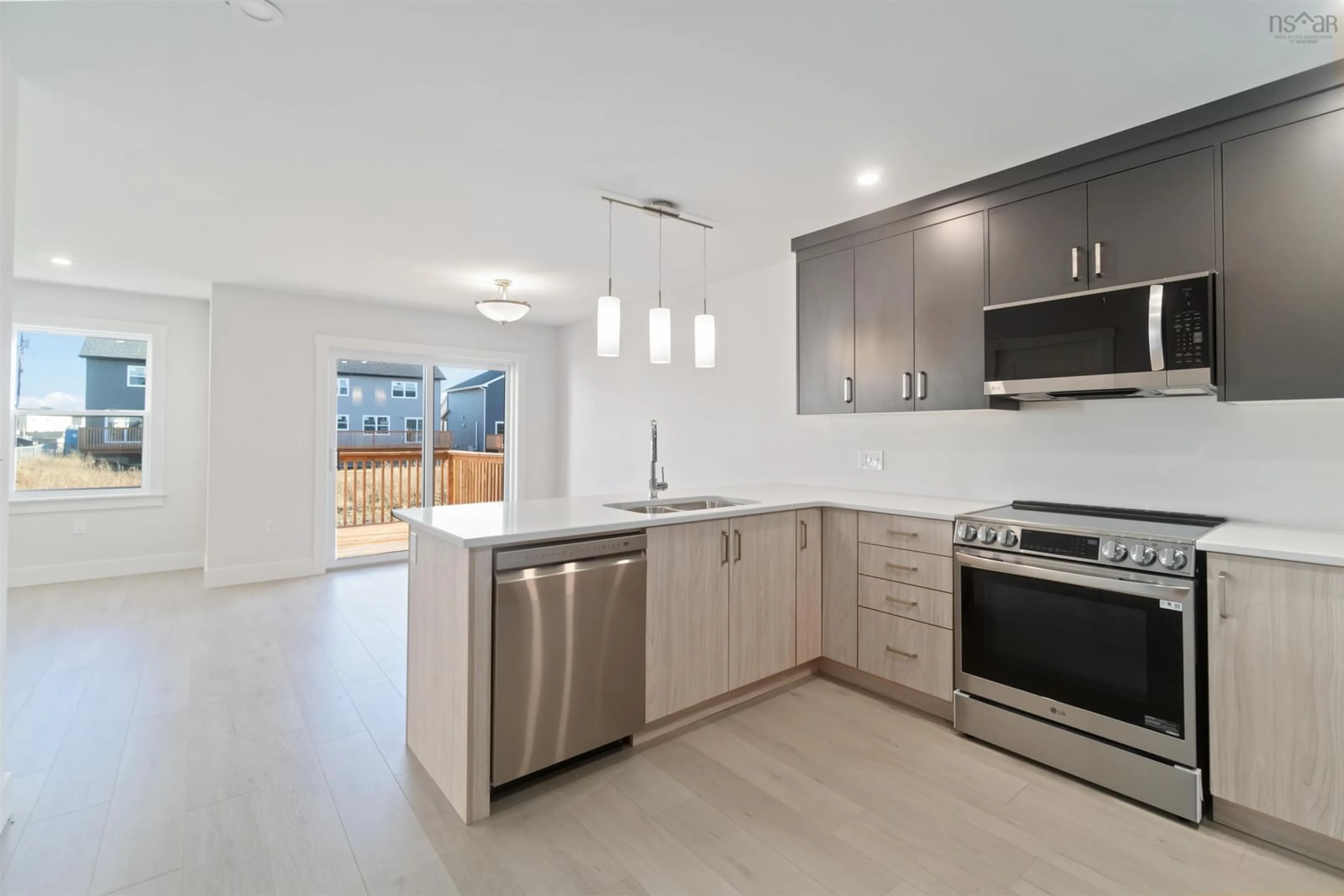 Open concept kitchen, unknown for 19 Brick Lane, Halifax Nova Scotia B3P 0G4