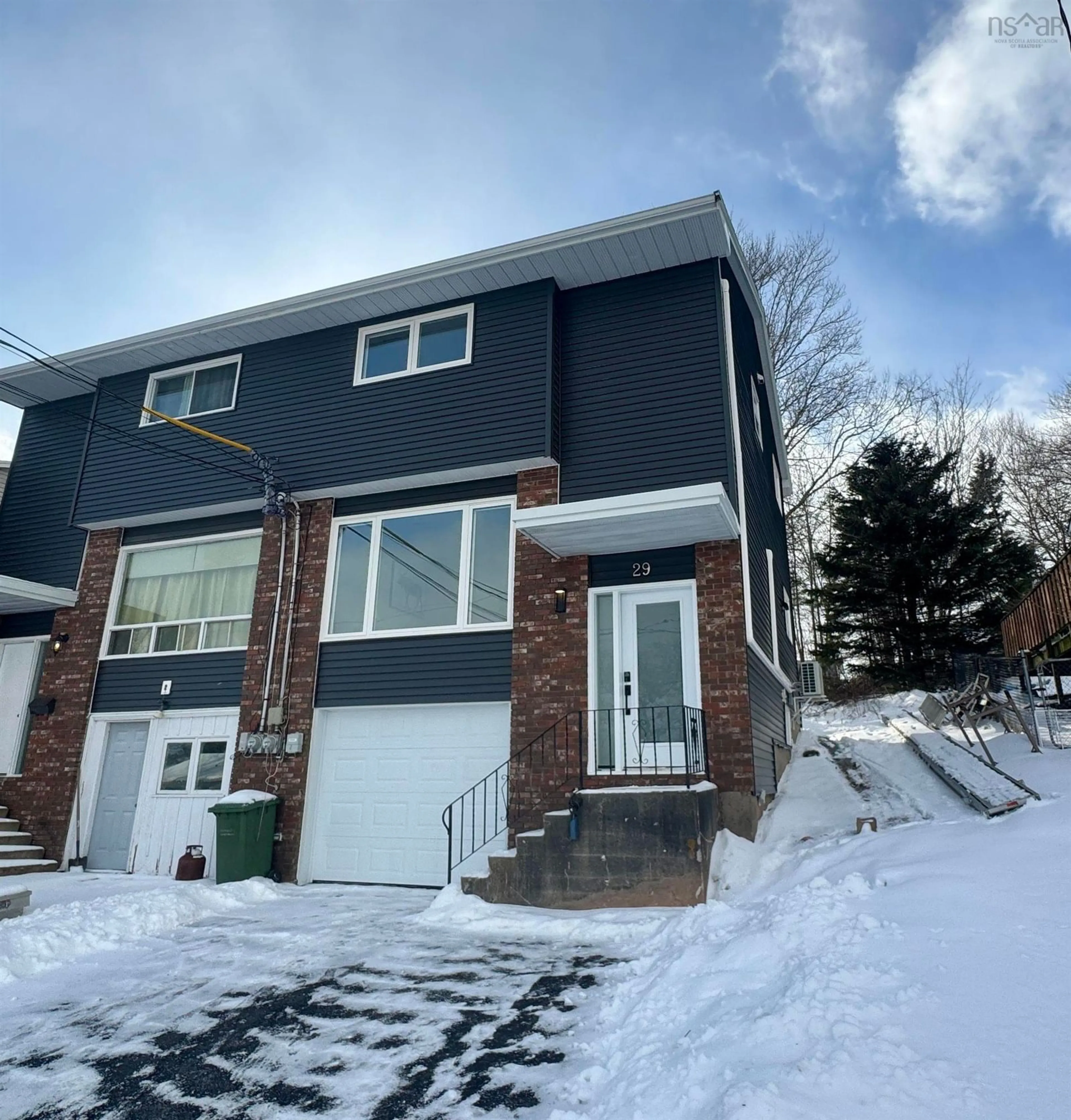 Home with vinyl exterior material, street for 29 Nestor Crescent, Dartmouth Nova Scotia B2W 4V6