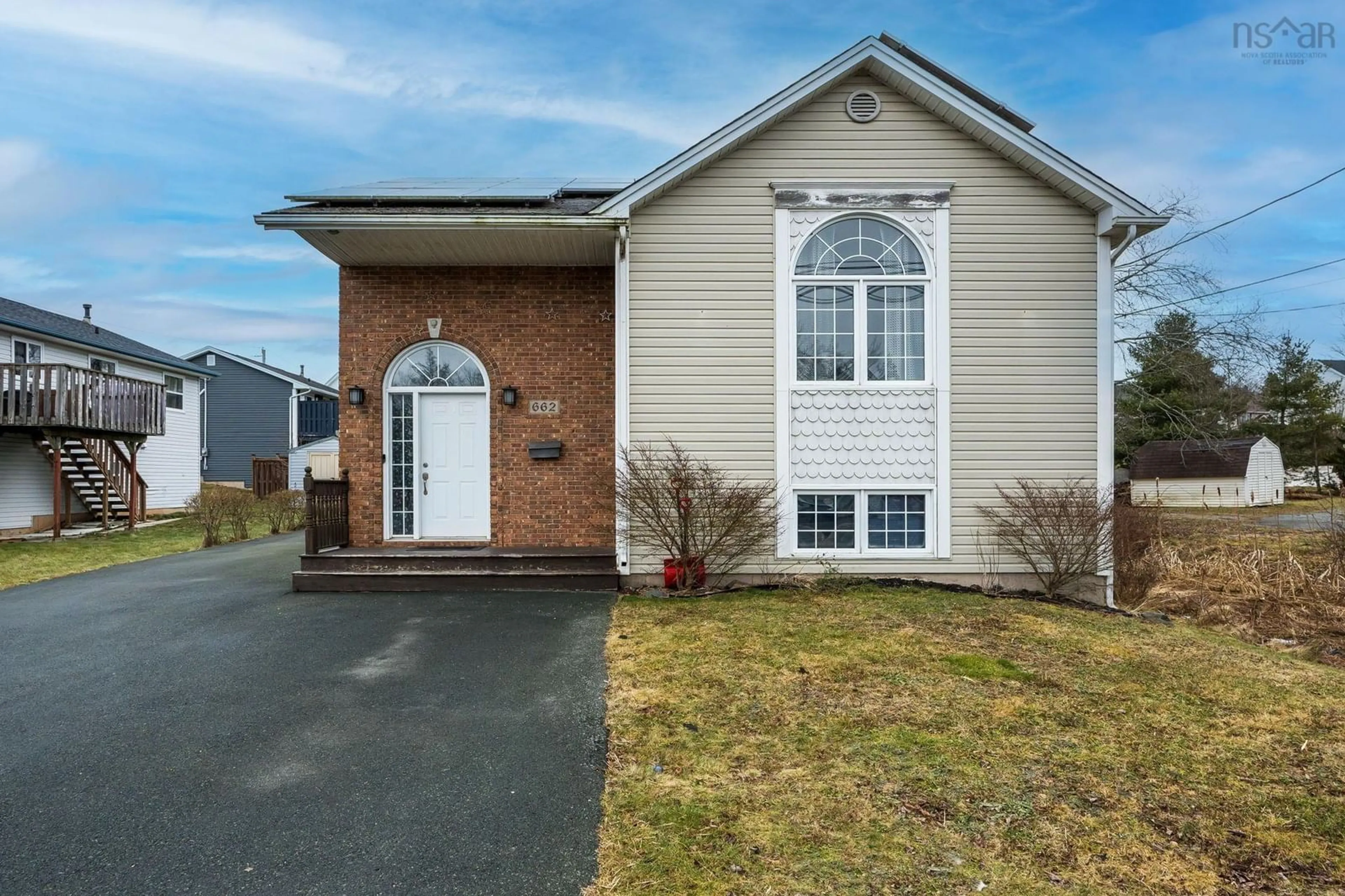 Home with brick exterior material, street for 662 Caldwell Rd, Dartmouth Nova Scotia B2V 1L1