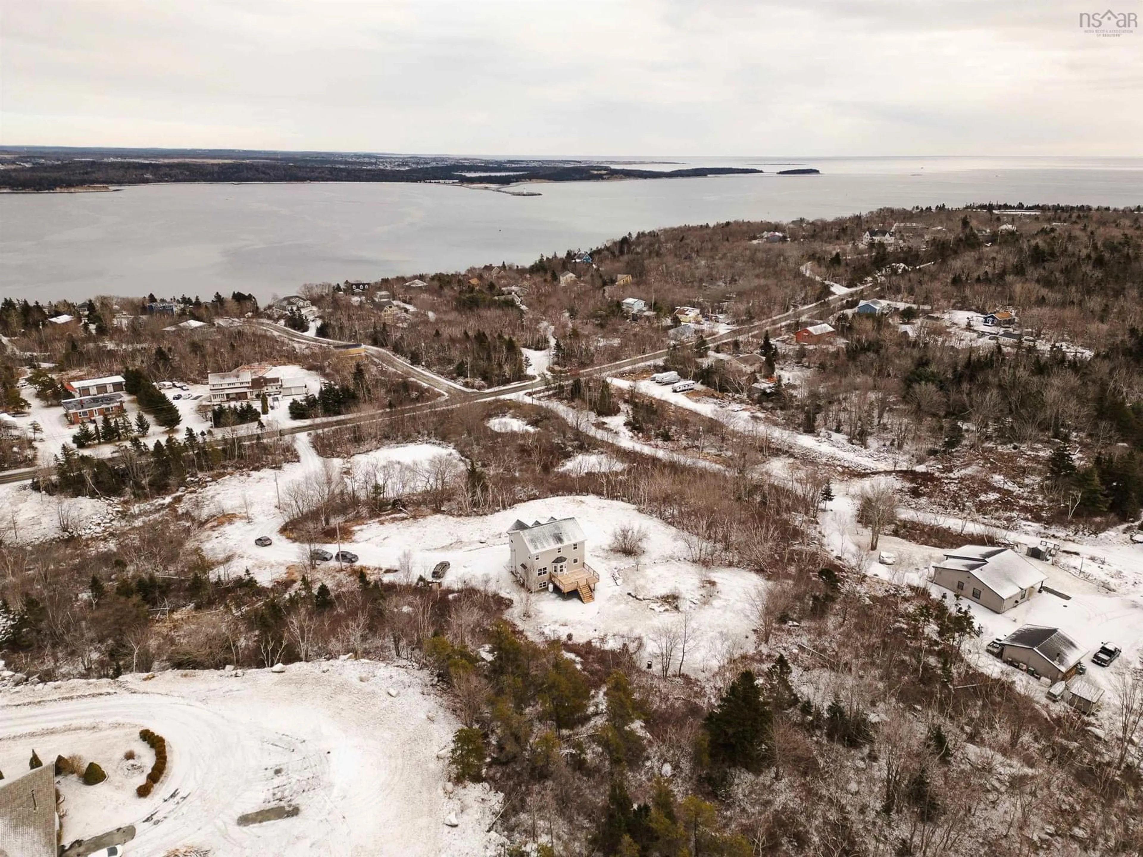 A pic from outside/outdoor area/front of a property/back of a property/a pic from drone, water/lake/river/ocean view for 3375 Purcell's Cove Rd, Fergusons Cove Nova Scotia B3V 1G3